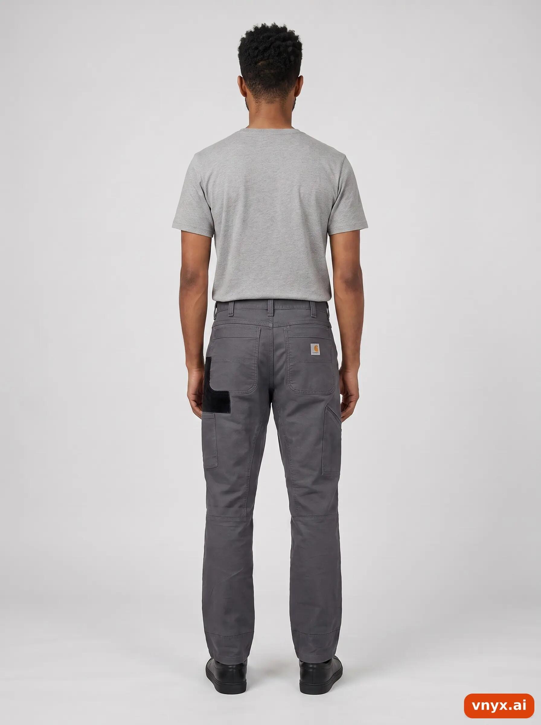 Second Life - Vintage Carhartt Grey Trousers Men W34 L34 4/6