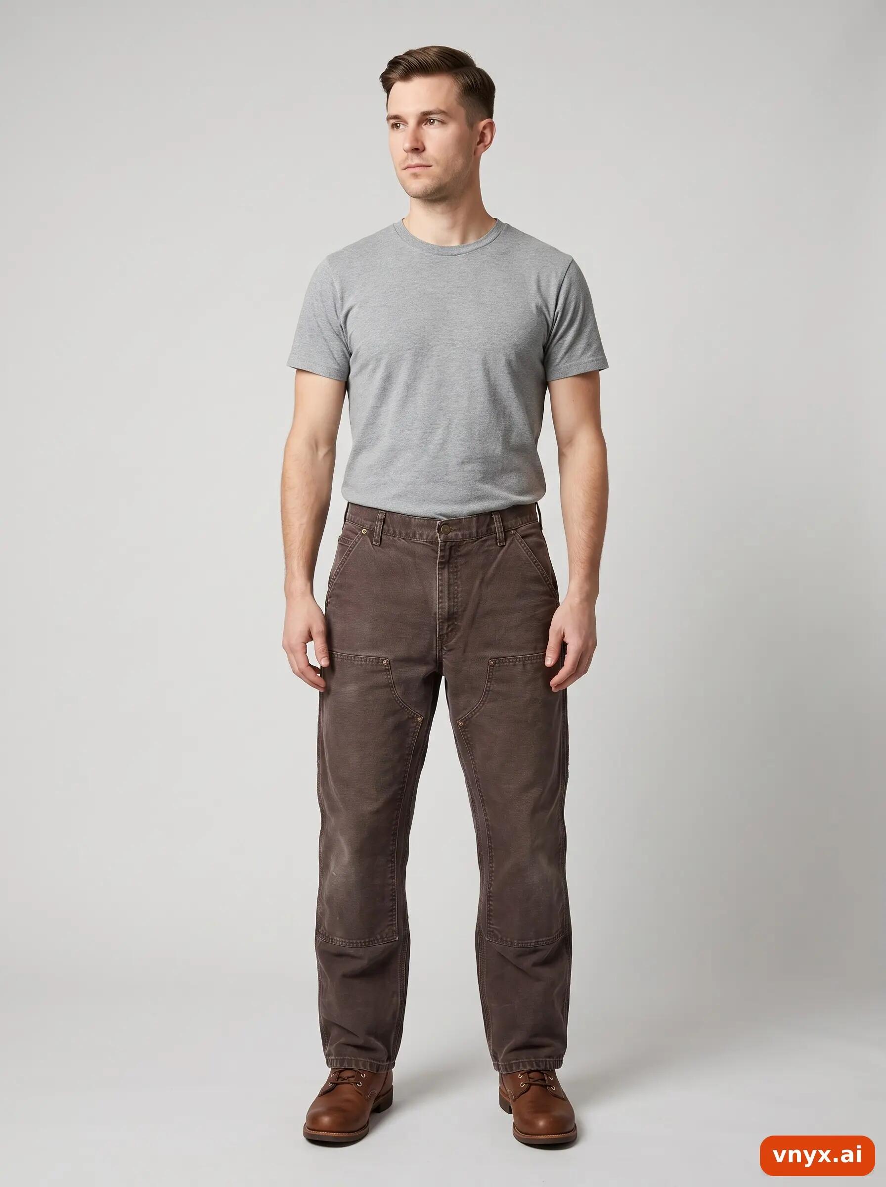 Second Life - Vintage Carhartt Brown Trousers Men W36 L30 3/6