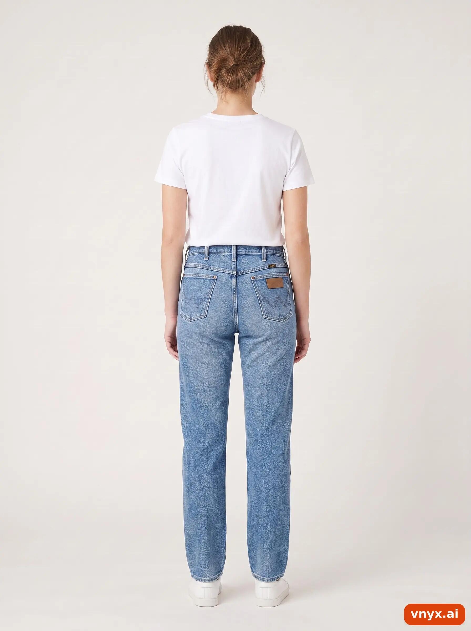 Second Life - Vintage Wrangler Blue Jeans Women W34 L36 4/6