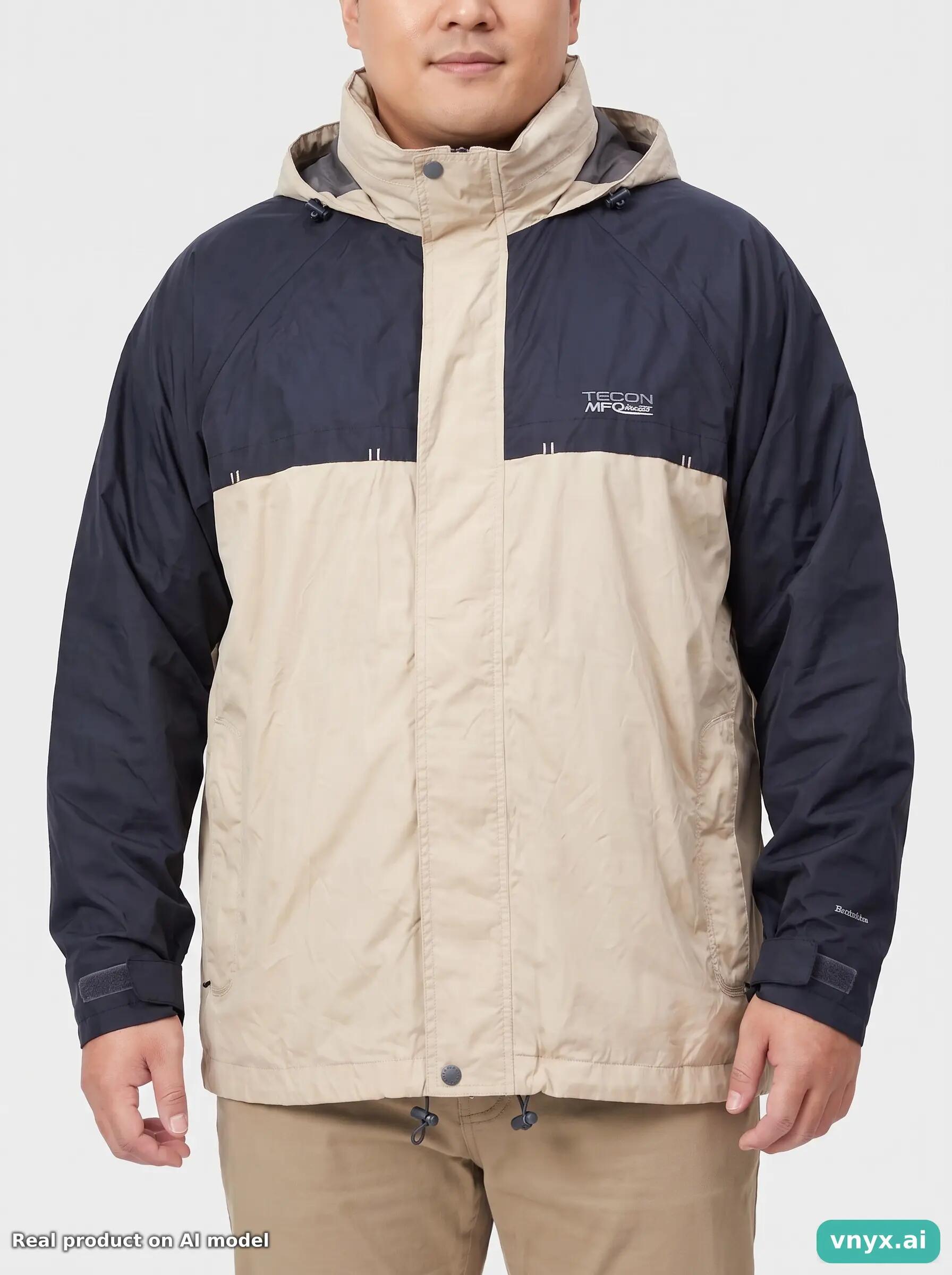 Second Life - Vintage Tenson Beige Windbreaker Men XXXL 6/6