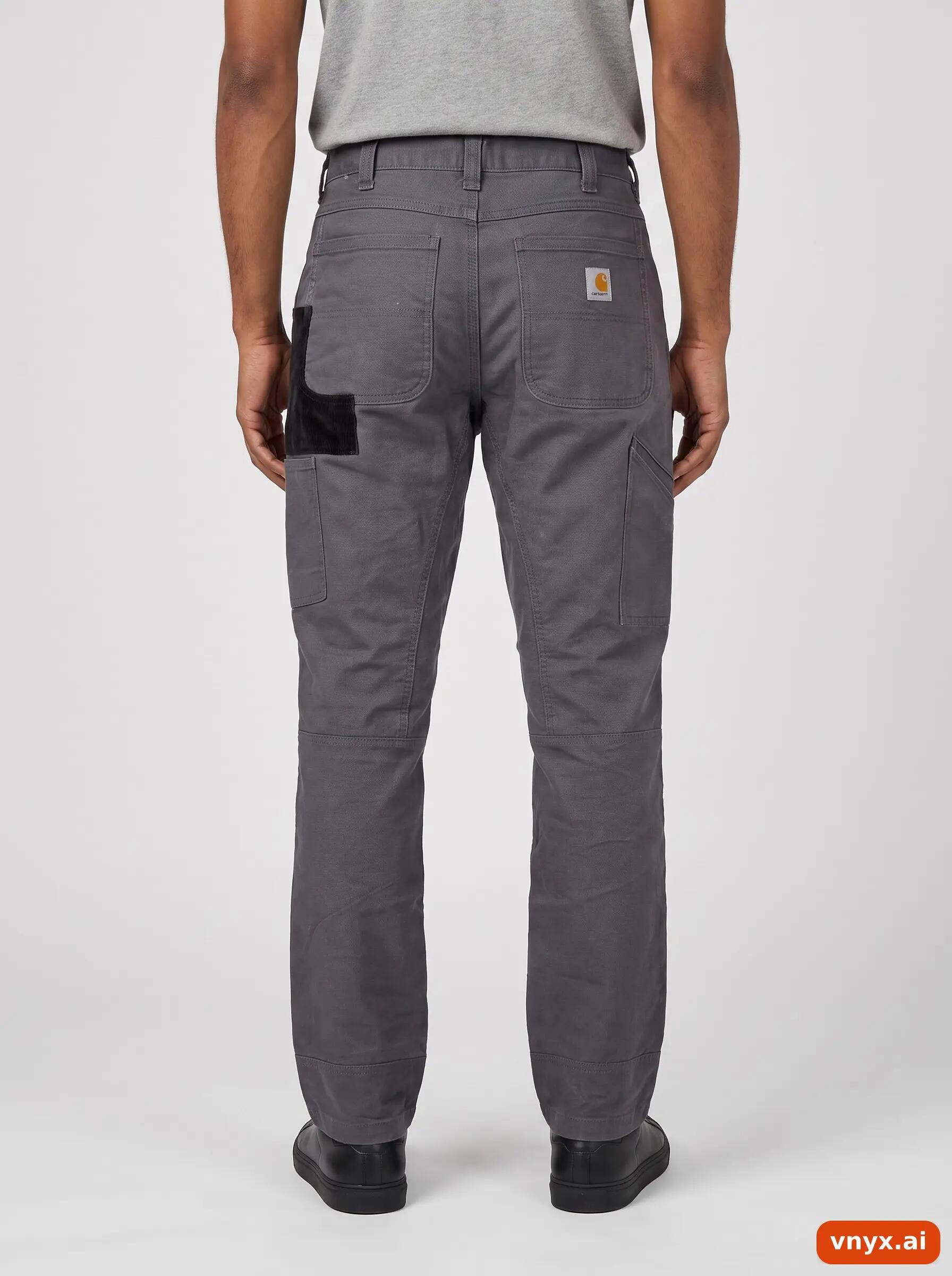 Second Life - Vintage Carhartt Grey Trousers Men W34 L34 2/6