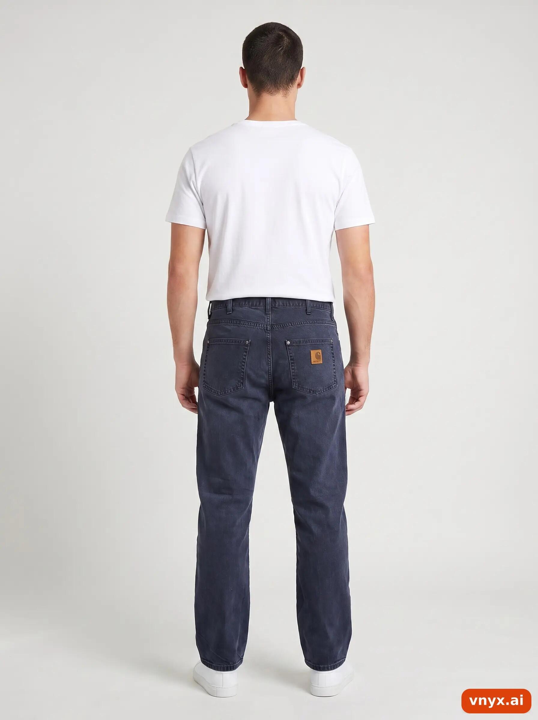 Second Life - Vintage Carhartt Grey Jeans Men W34 L32 2/6