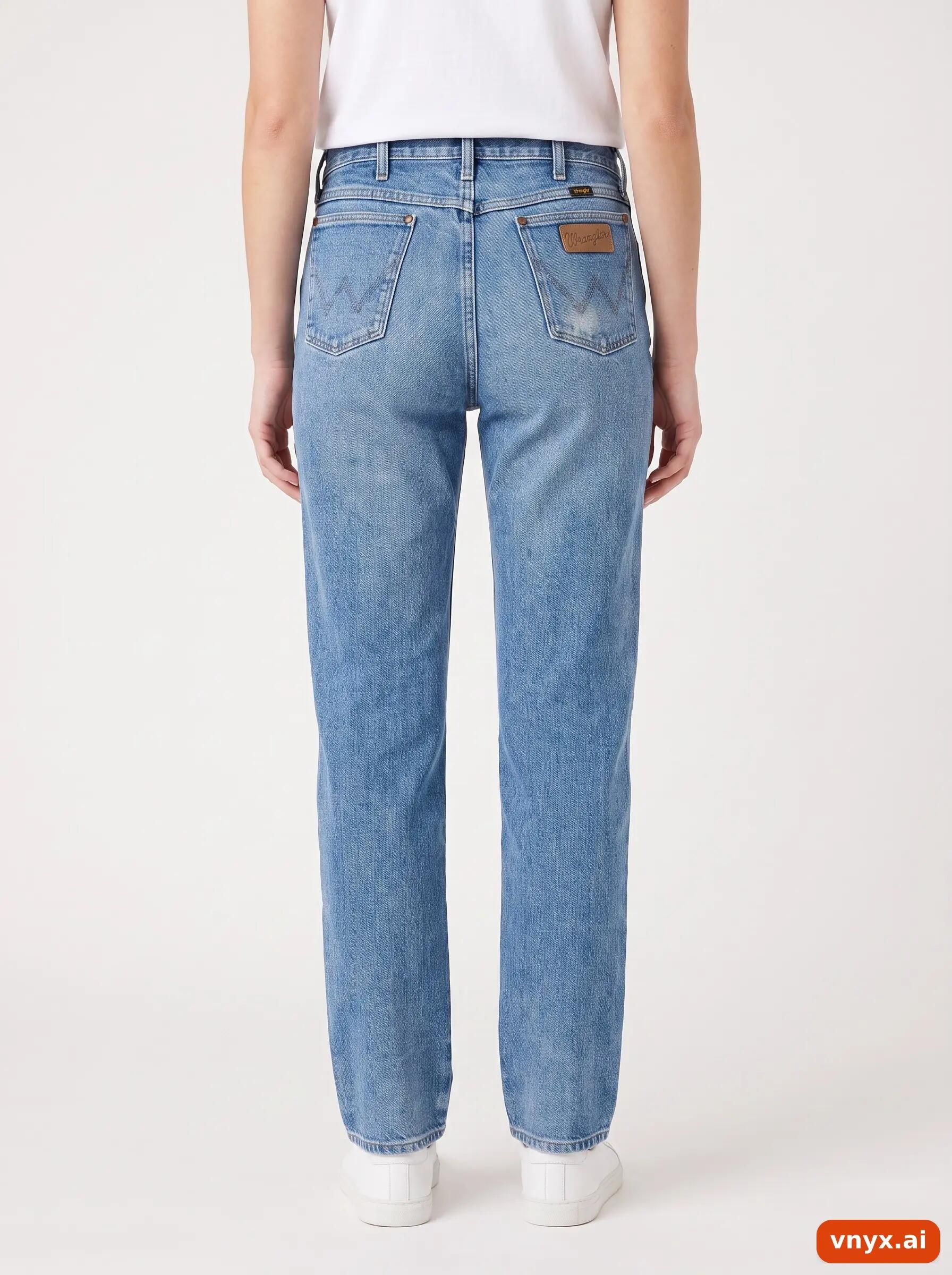 Second Life - Vintage Wrangler Blue Jeans Women W34 L36 2/6