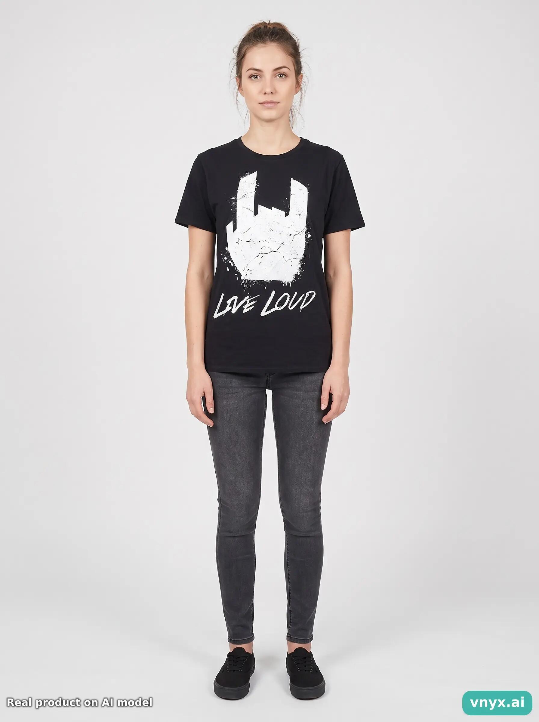 Second Life - Vintage Gildan Deep Black T-Shirt Women L 6/6
