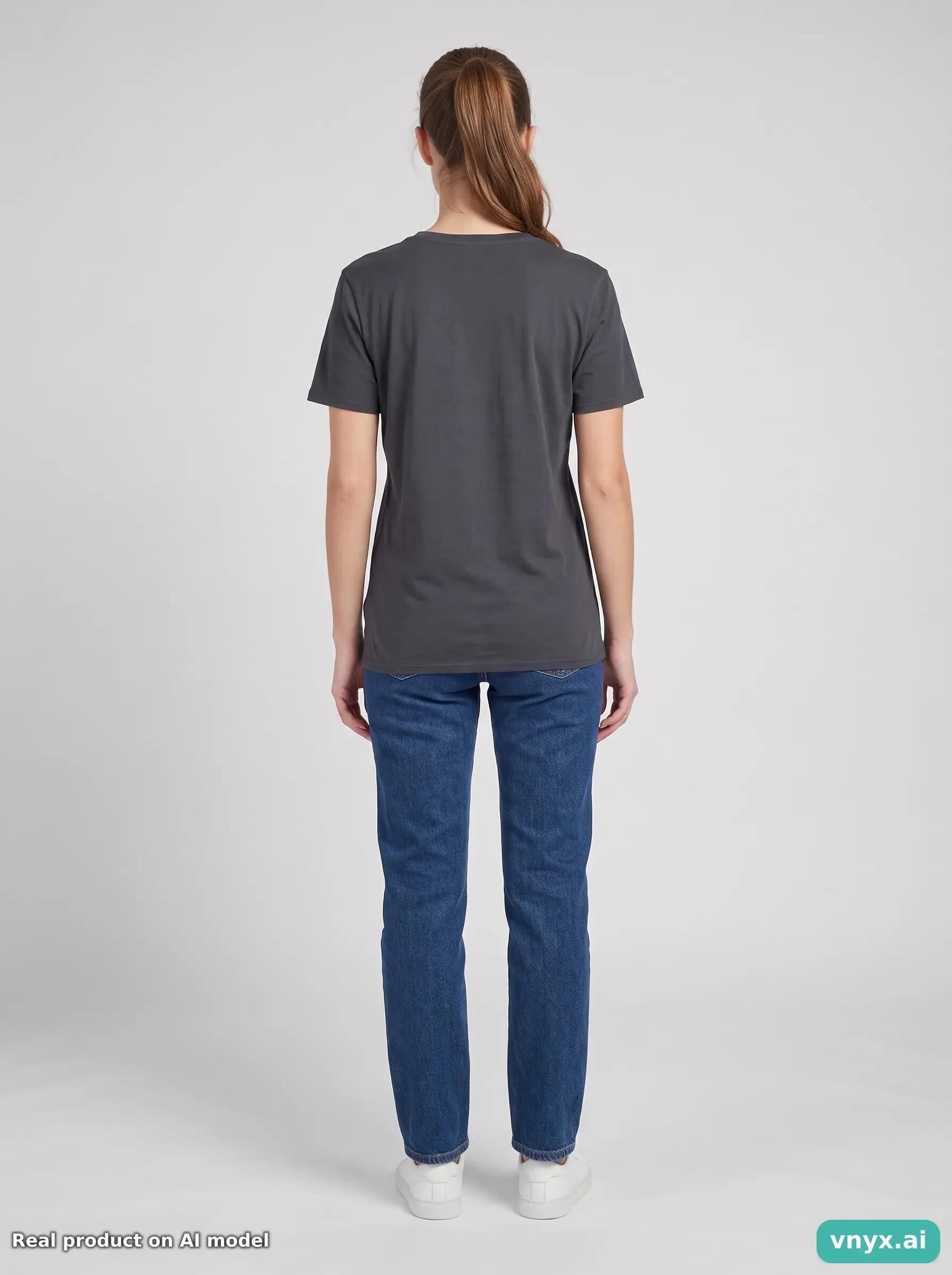 Second Life - Vintage Gildan Deep Black T-Shirt Women L 4/6