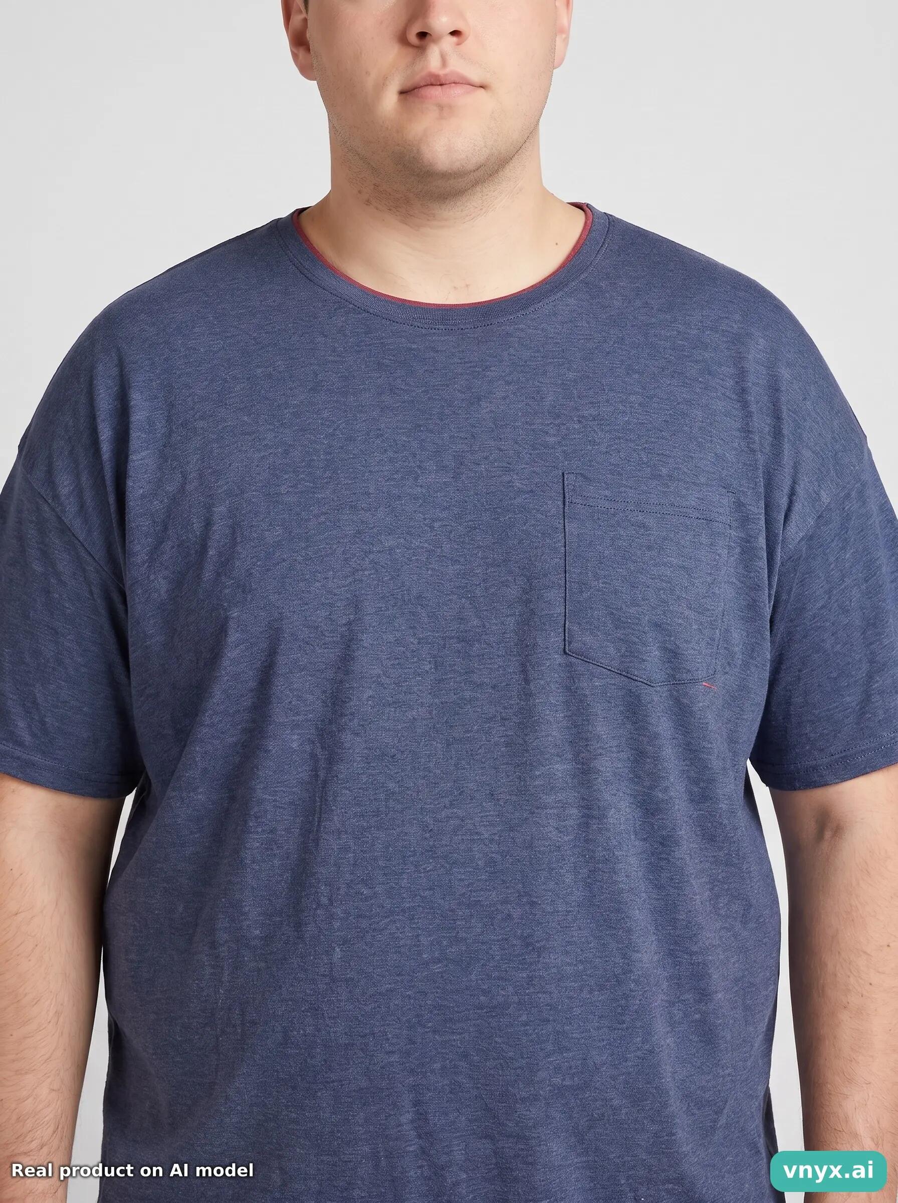 Second Life - Vintage Fruit of the Loom Dark Blue T-Shirt Men XXL 5/6