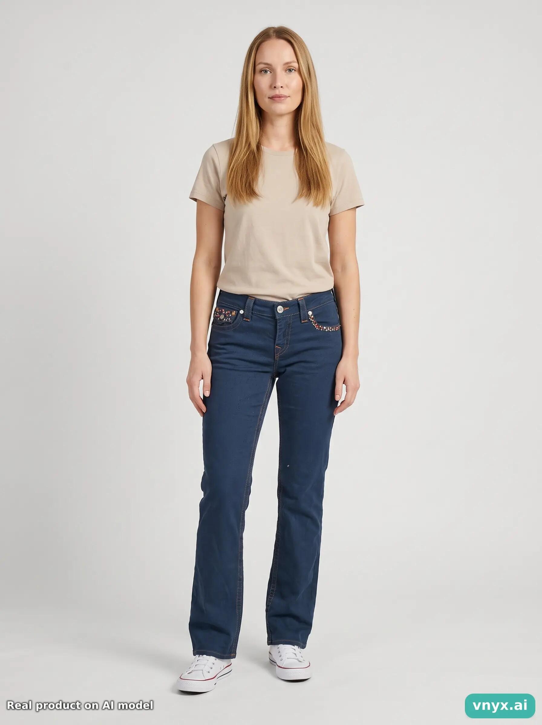 Second Life - Vintage True Religion Dark Blue Jeans Women 31 6/6
