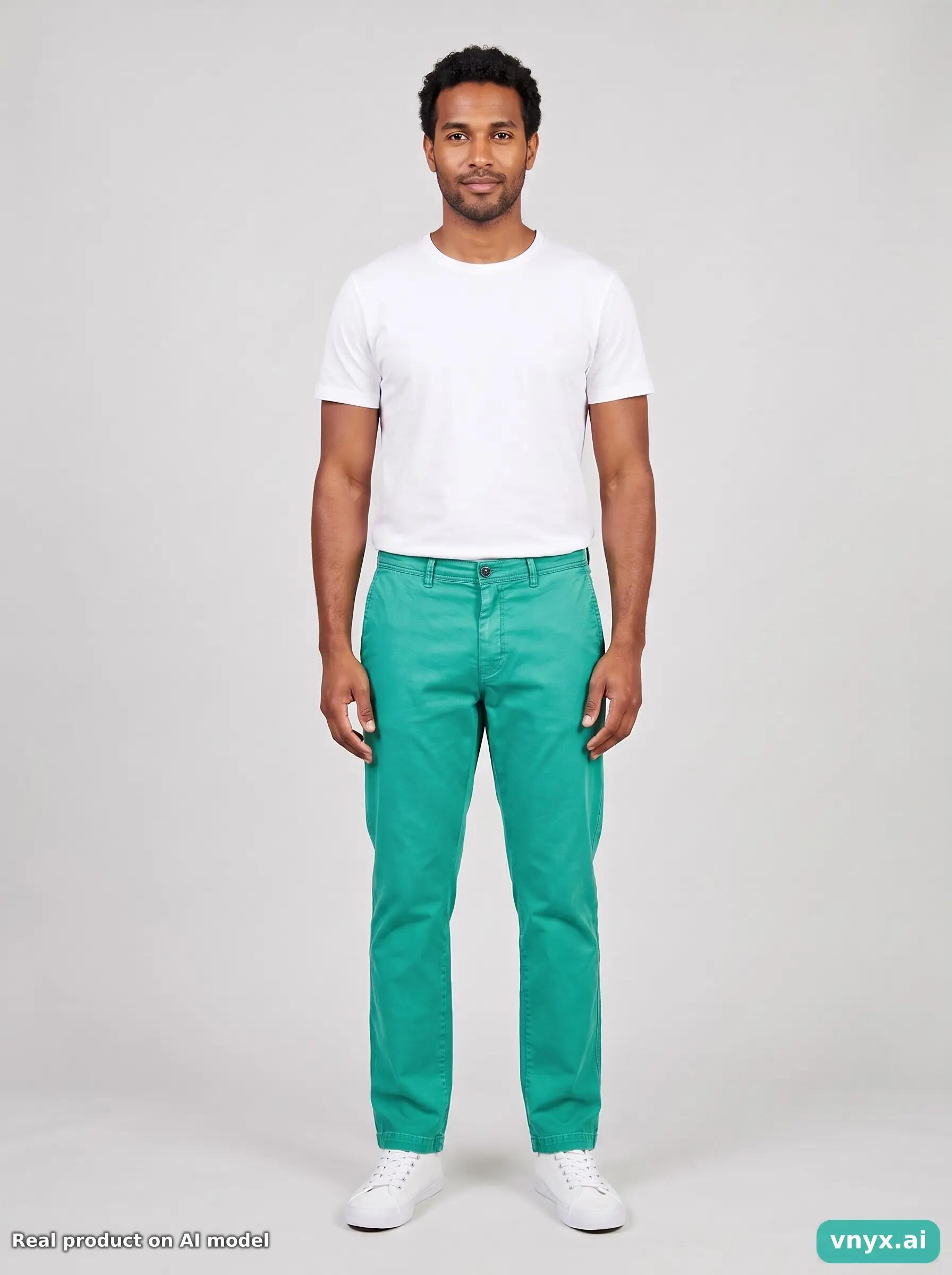 Second Life - Vintage Hugo Boss Green Chinos Men W38 L31 6/6