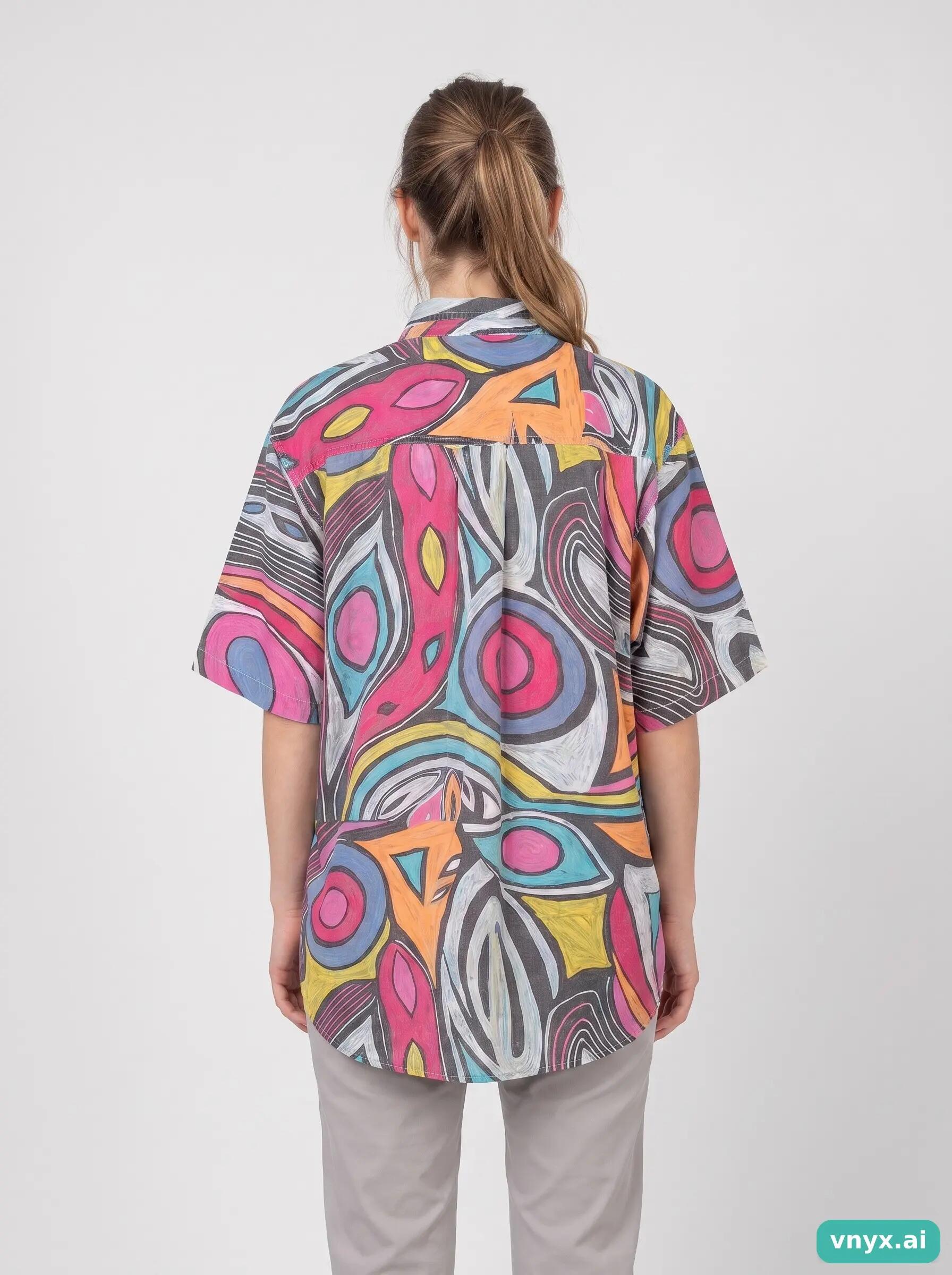 Second Life - Vintage VICTOR Bold Casual Shirt Shirt Blouse Women 2/6