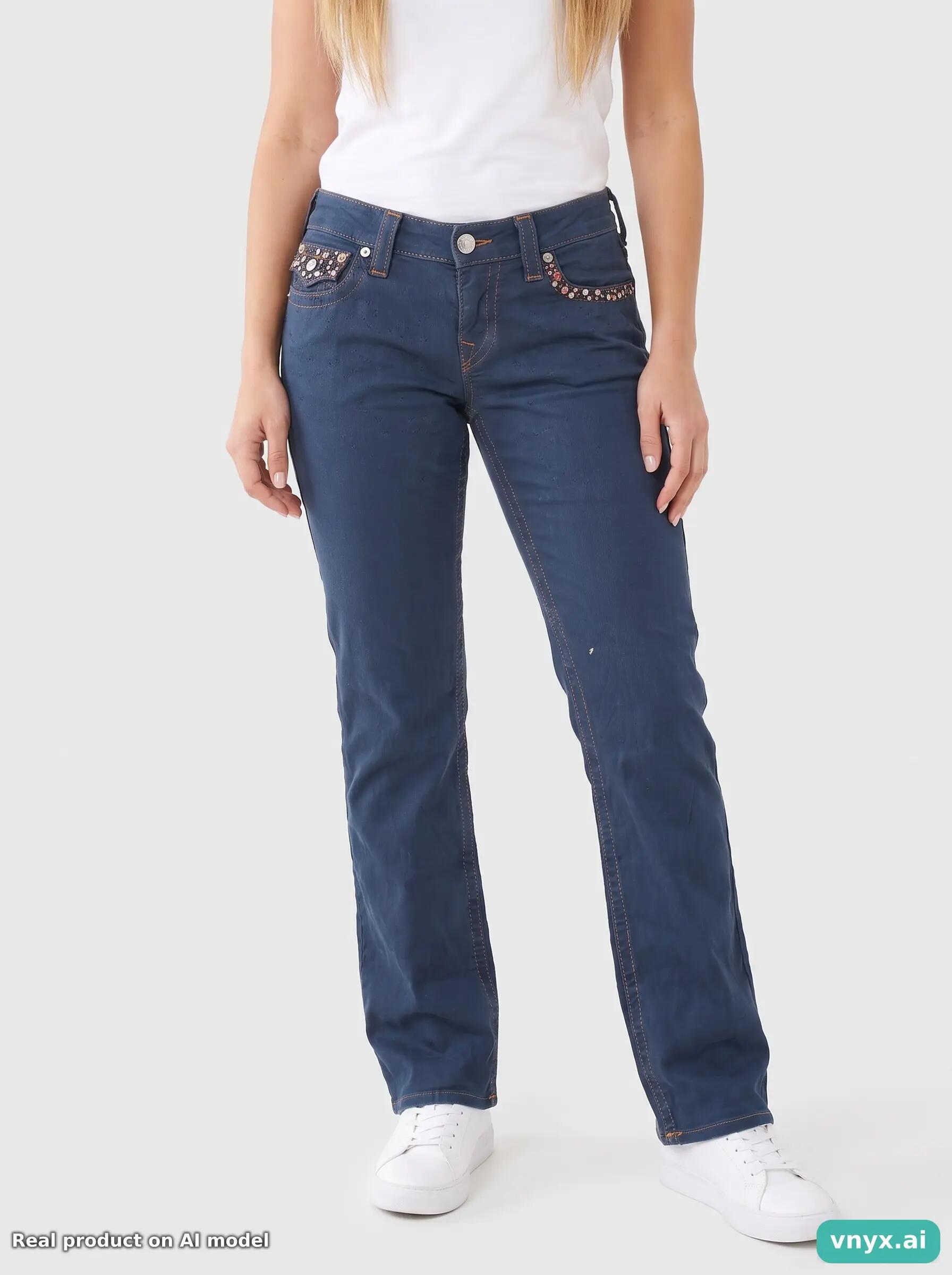 Second Life - Vintage True Religion Dark Blue Jeans Women 31 5/6