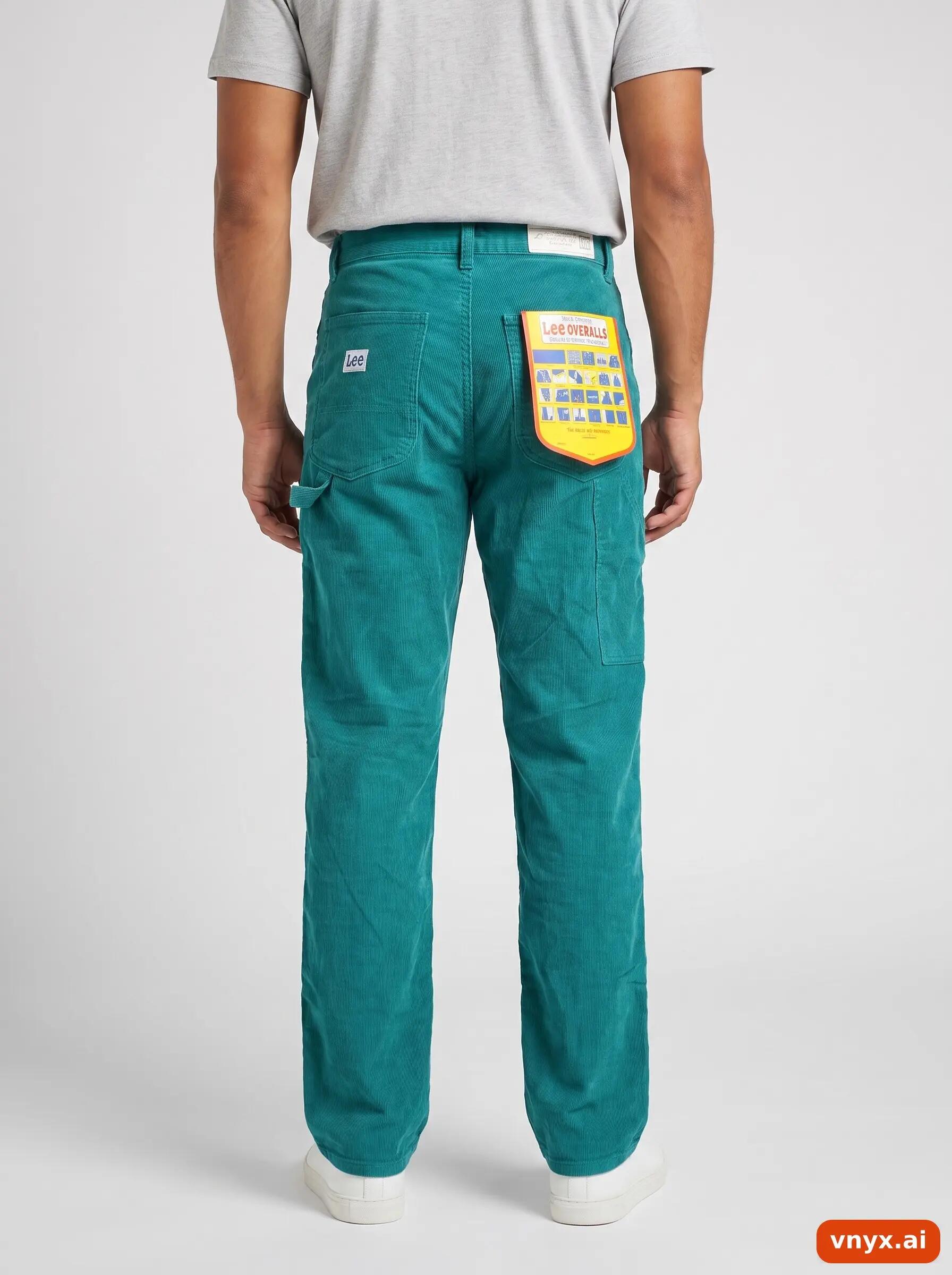 Second Life - Vintage Lee Teal Trousers Men W28 L34 5/6
