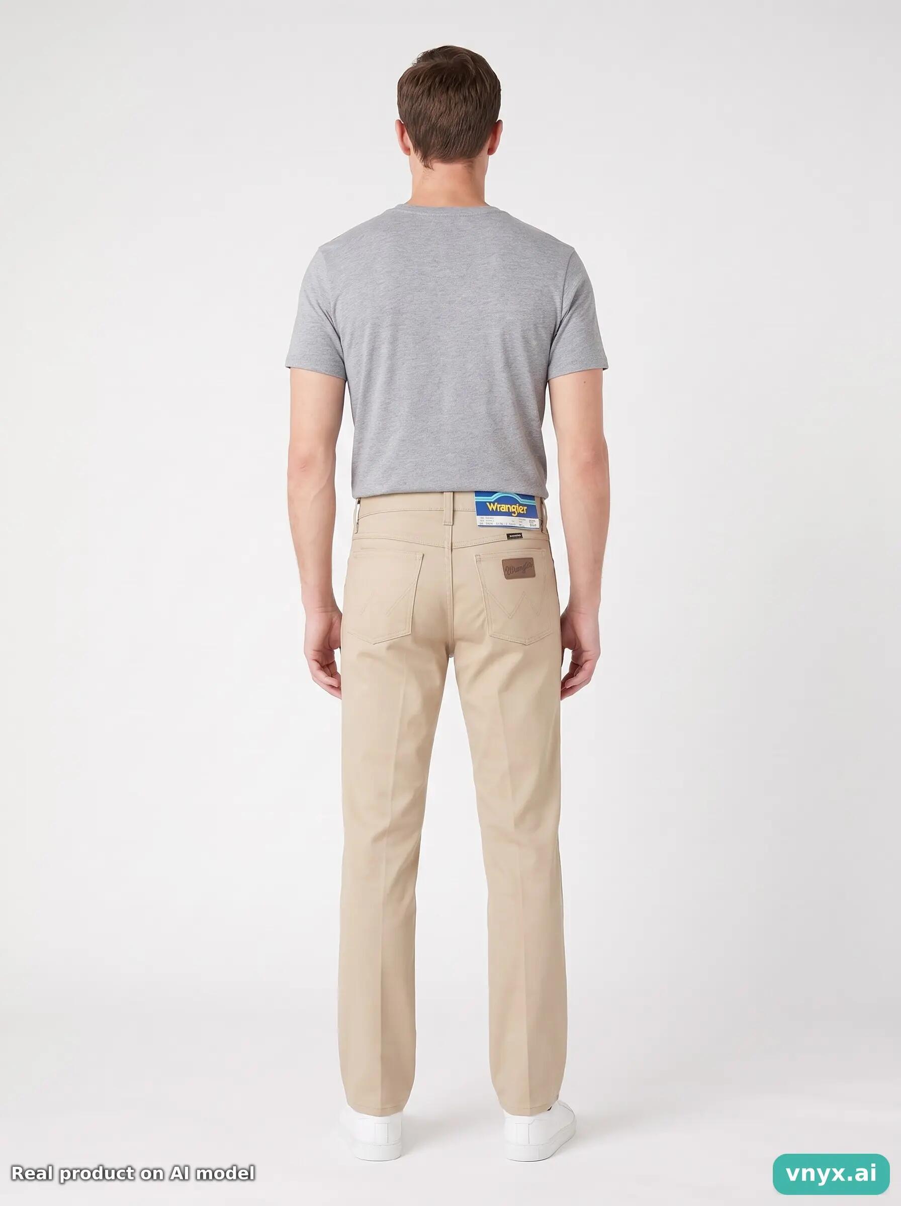 Second Life - Vintage Wrangler Beige Jeans Men W27 L34 4/6