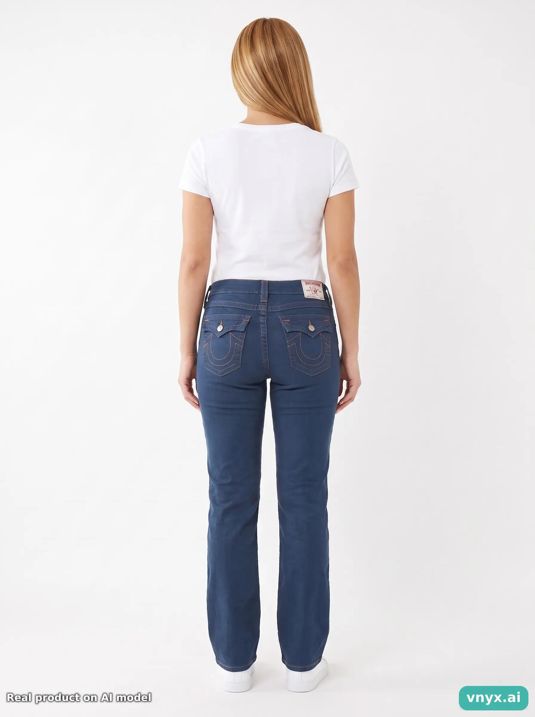 Second Life - Vintage True Religion Dark Blue Jeans Women 31 4/6