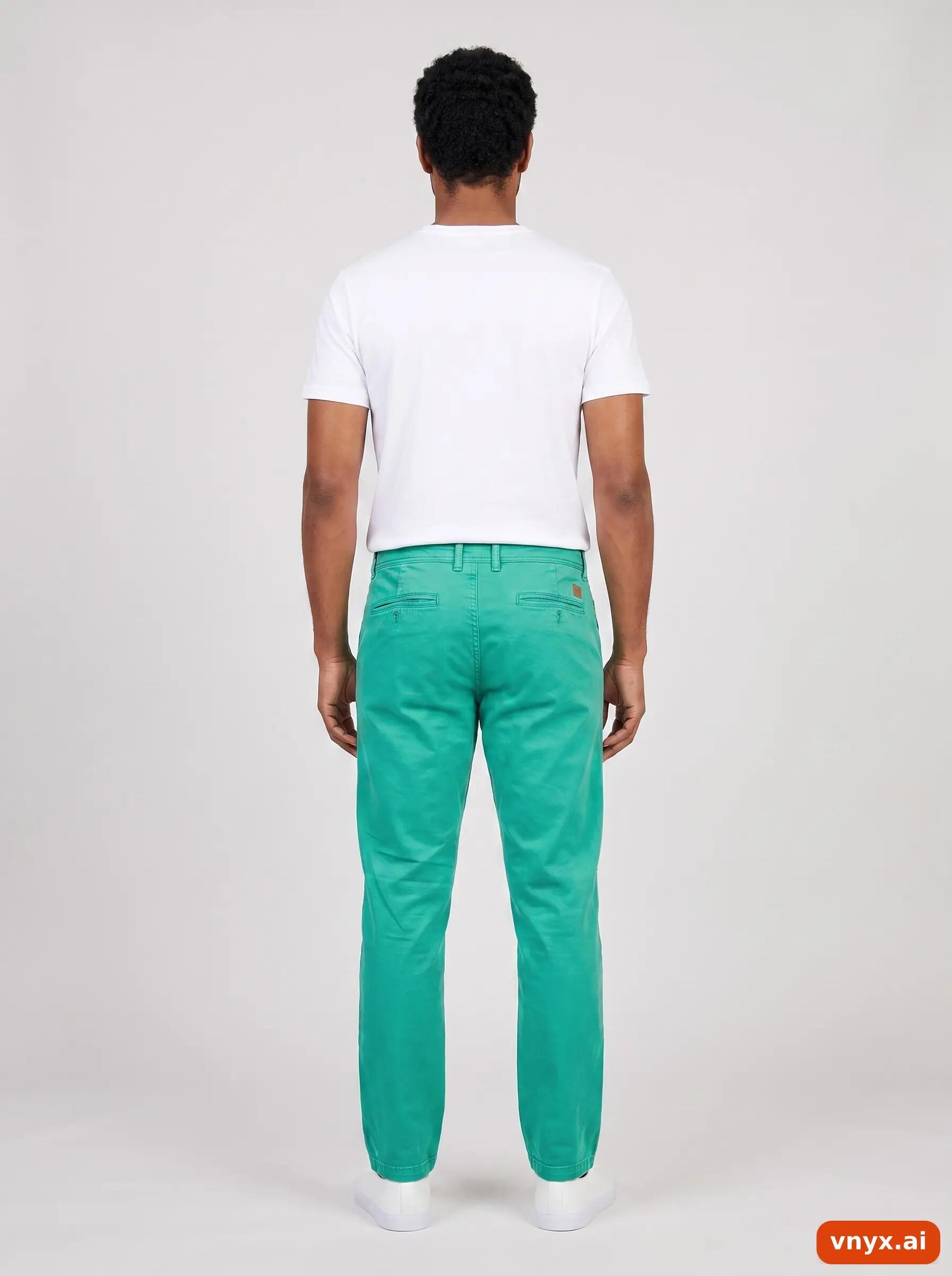 Second Life - Vintage Hugo Boss Green Chinos Men W38 L31 4/6