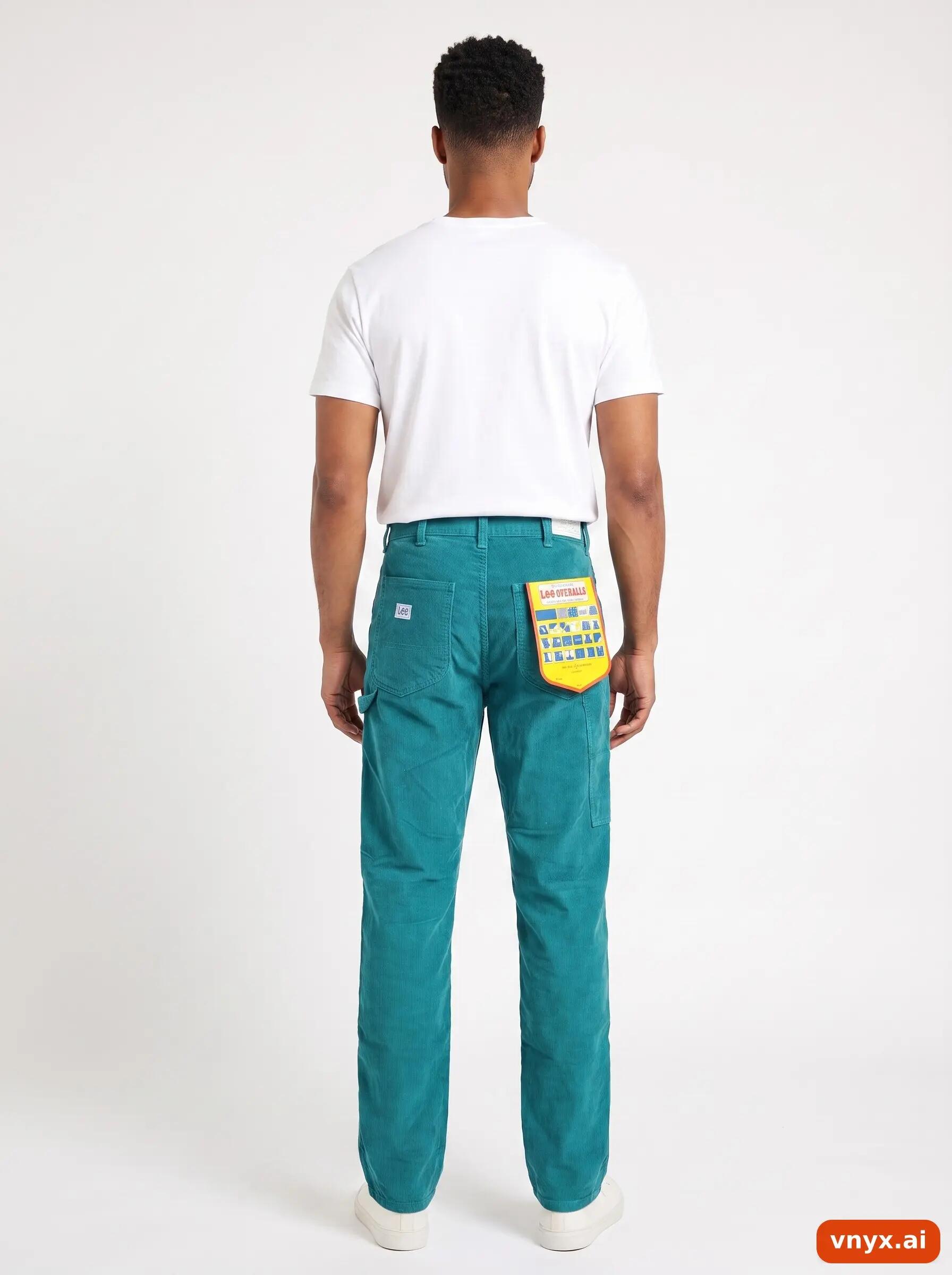 Second Life - Vintage Lee Teal Trousers Men W27 L34 5/6