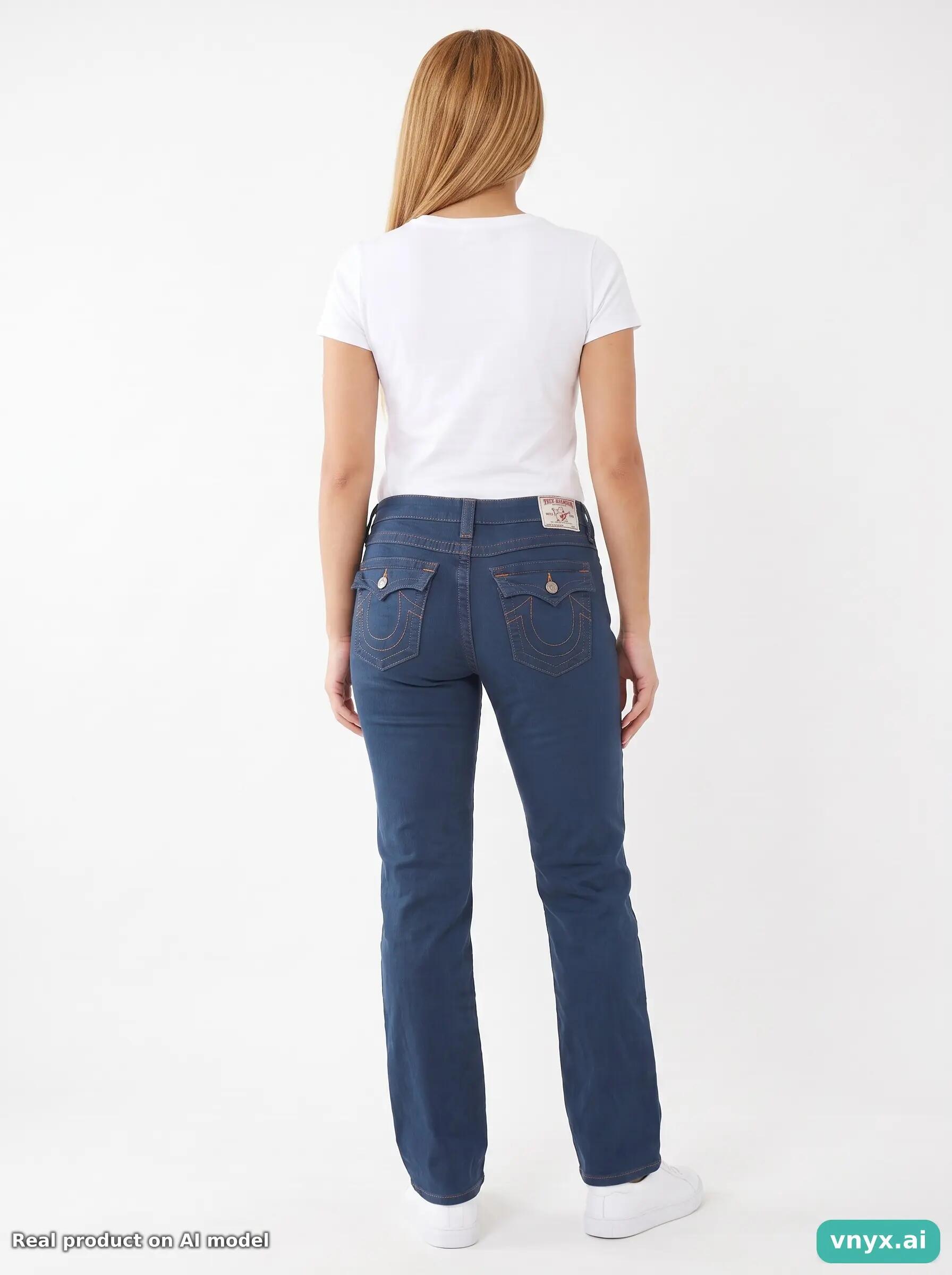 Second Life - Vintage True Religion Dark Blue Jeans Women 31 2/6