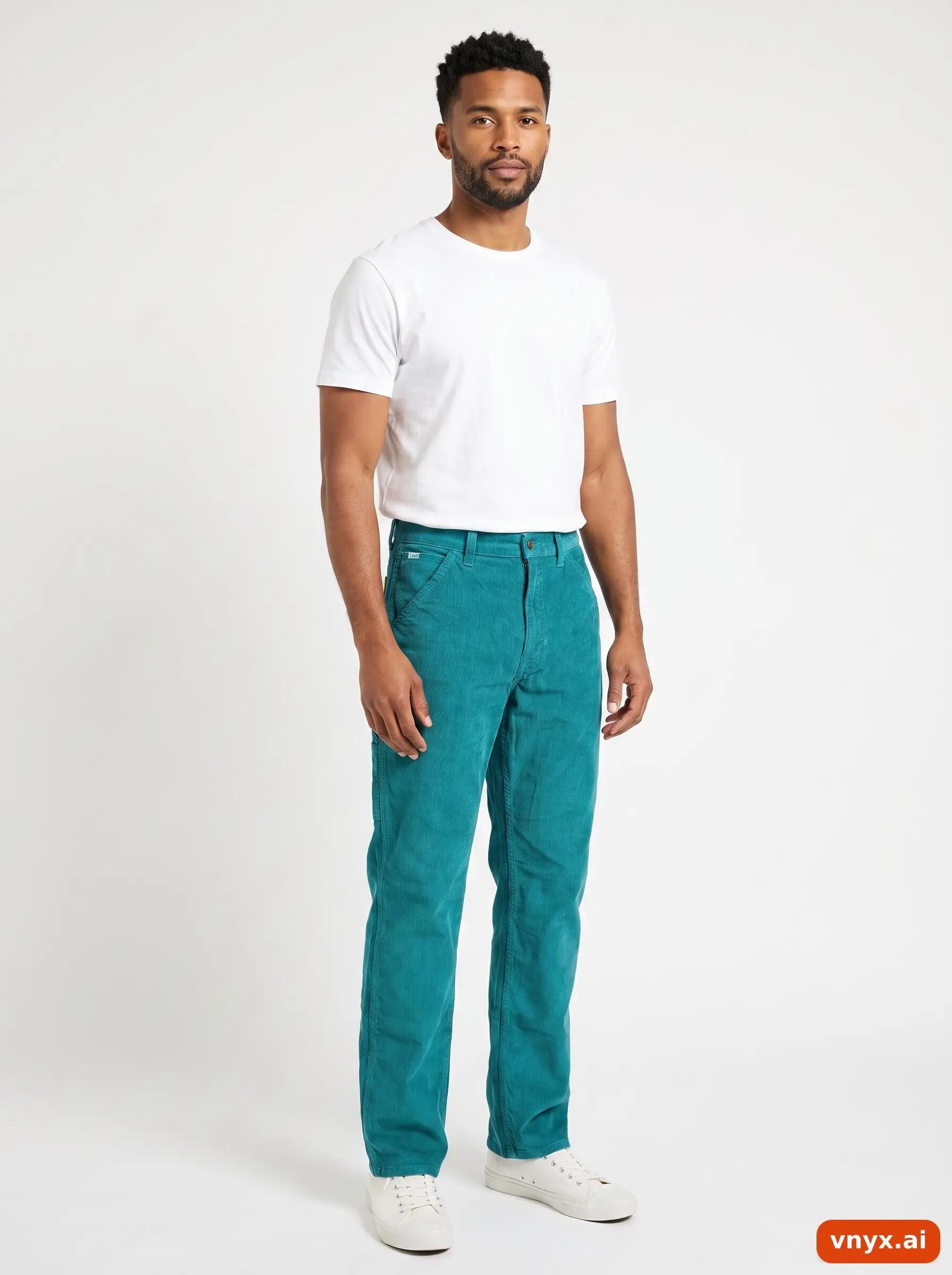 Second Life - Vintage Lee Teal Trousers Men W27 L34 3/6