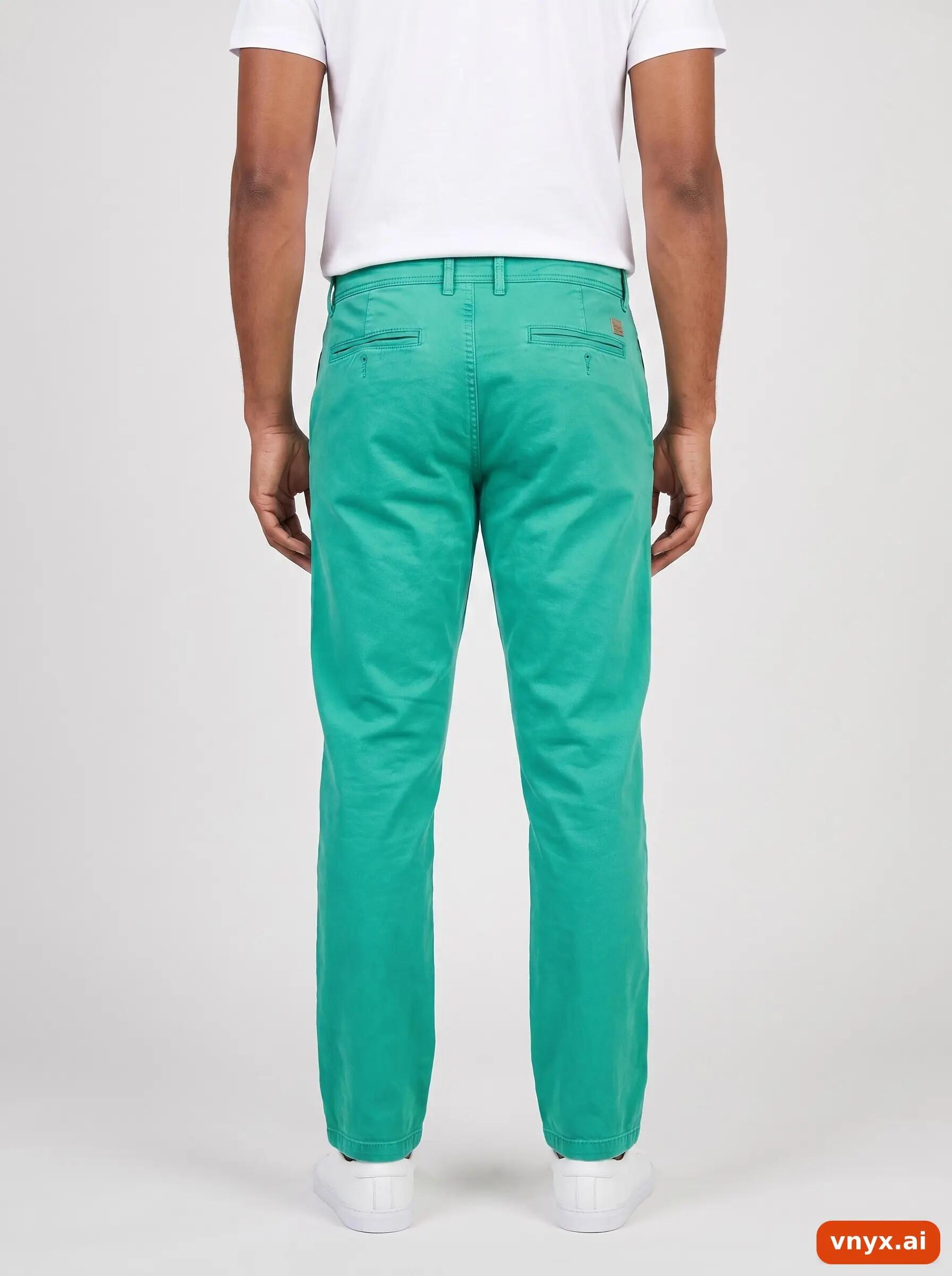 Second Life - Vintage Hugo Boss Green Chinos Men W38 L31 2/6
