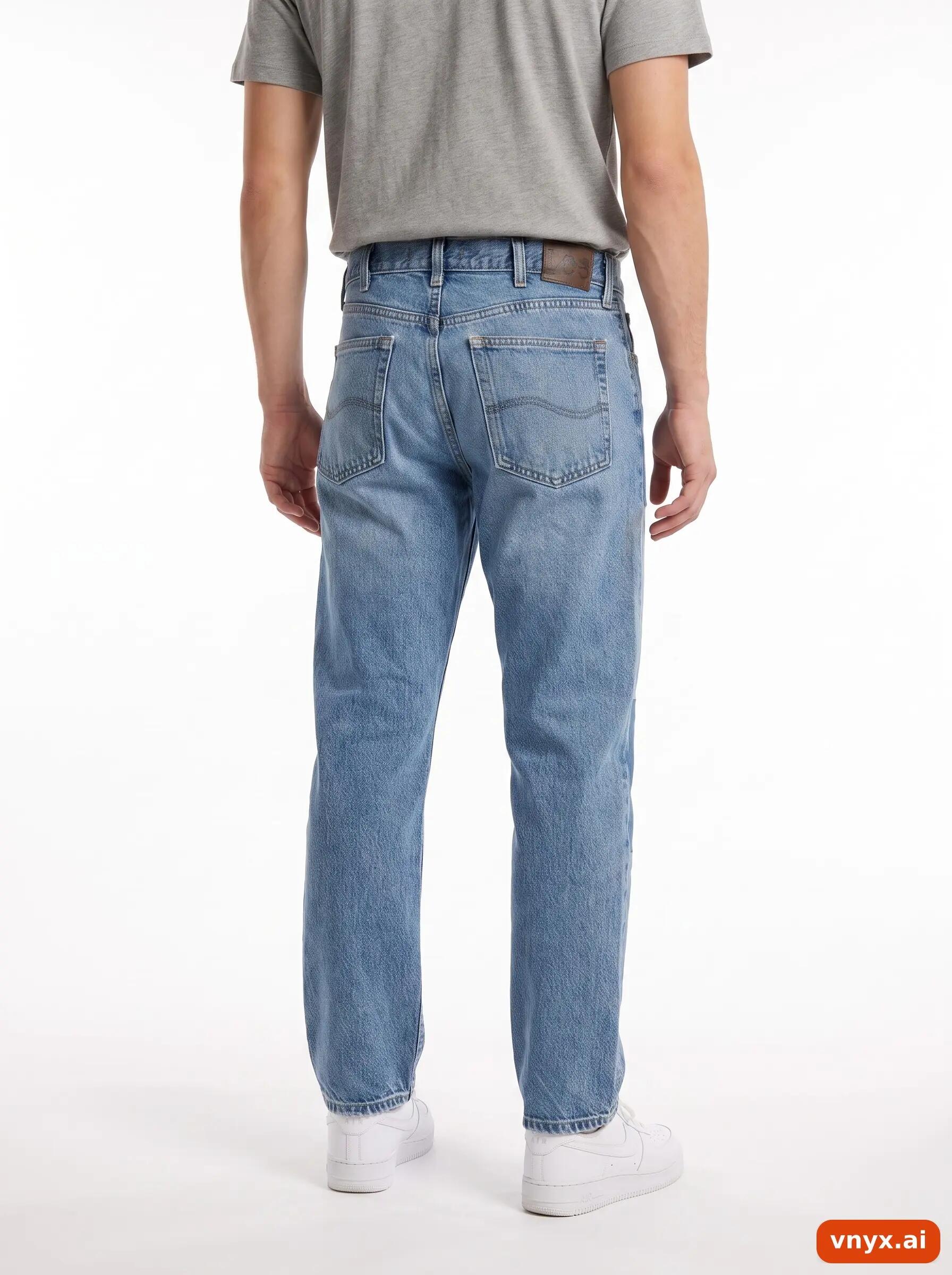 Second Life - Vintage Lee Blue Custom Patched Jeans W34 L29 2/6