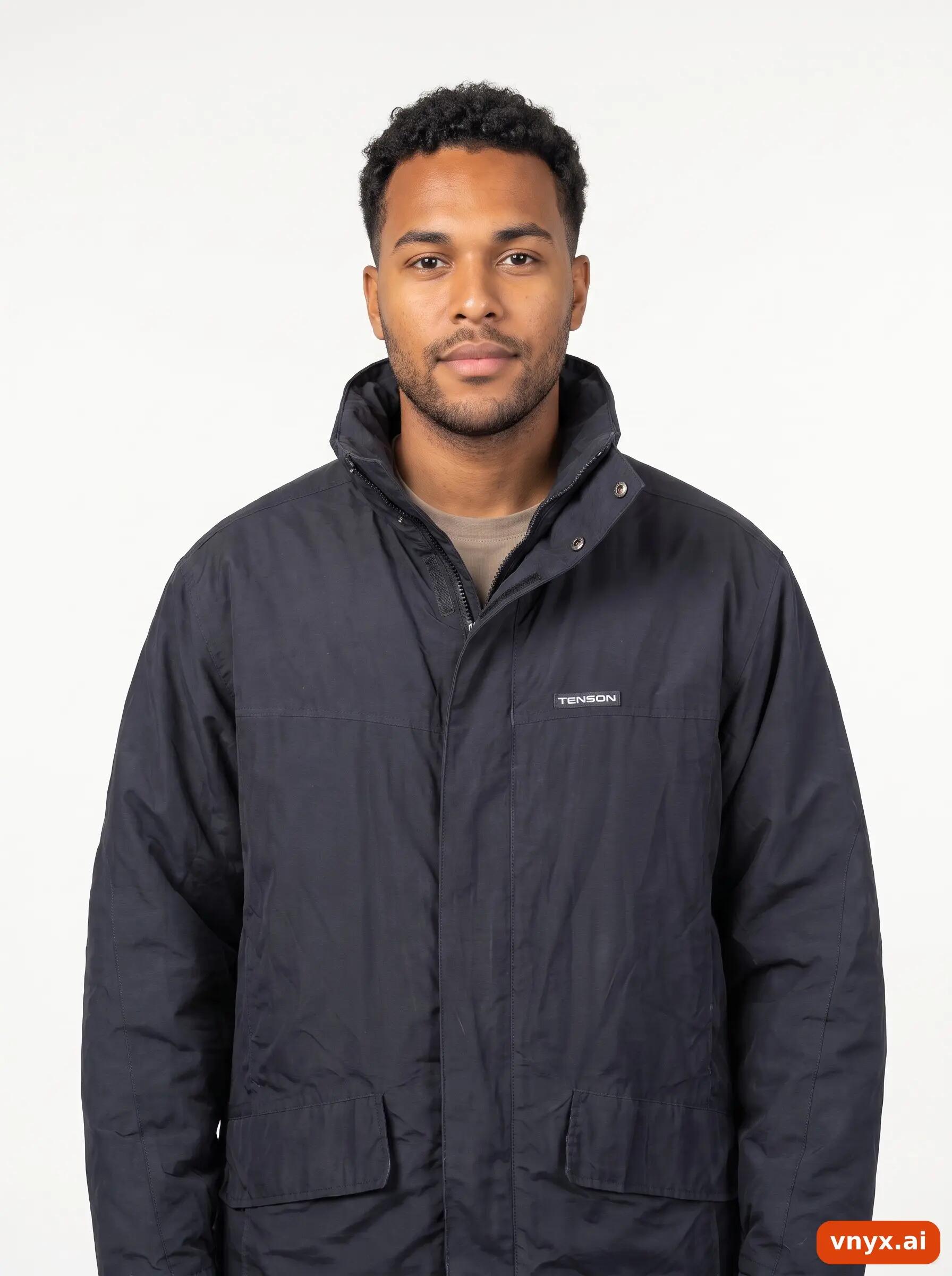 Second Life - Vintage Tenson Black Outdoor Jacket Men L 5/6