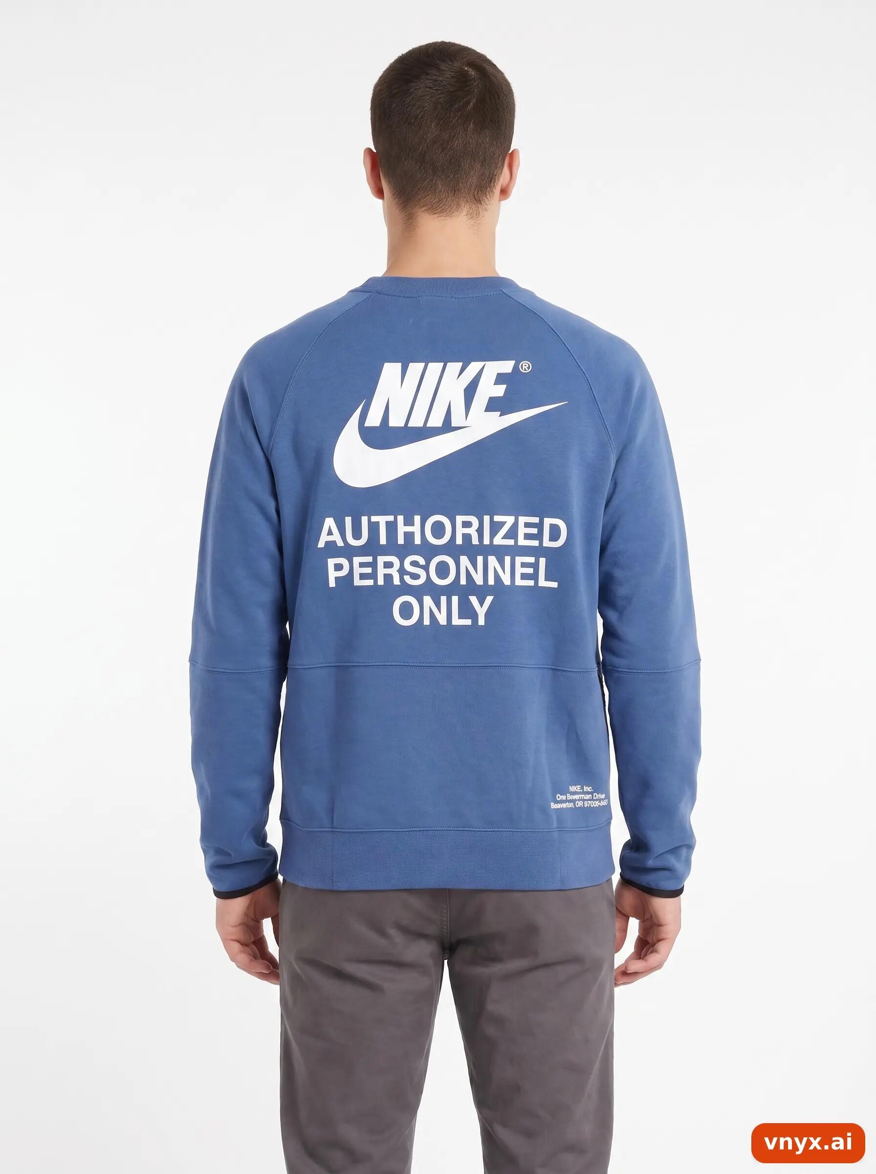 Second Life - Vintage Nike Blue Sweatshirt Men M 2/6