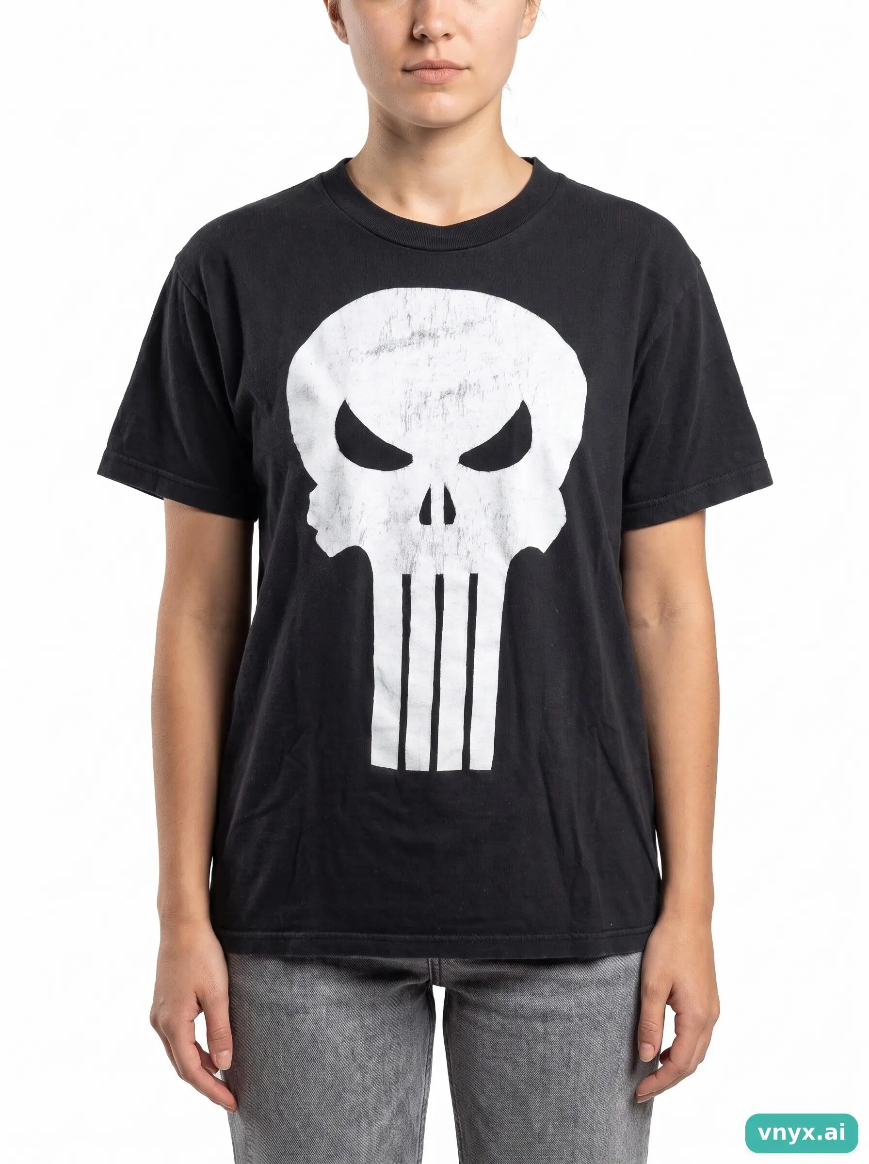 Second Life - Vintage MARVEL Jet Black T-Shirt Women L 5/6