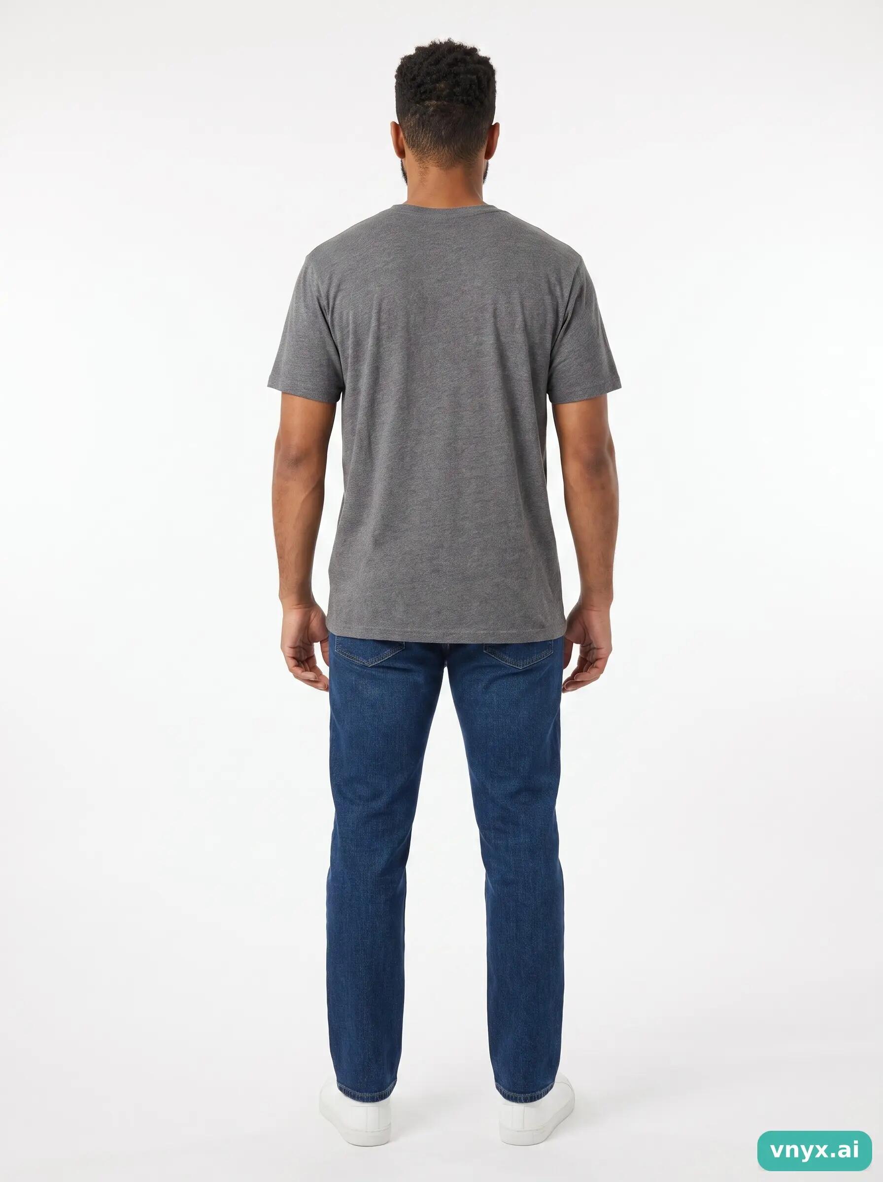 Second Life - Vintage ONLY & SONS Grey T-Shirt Men M 3/6