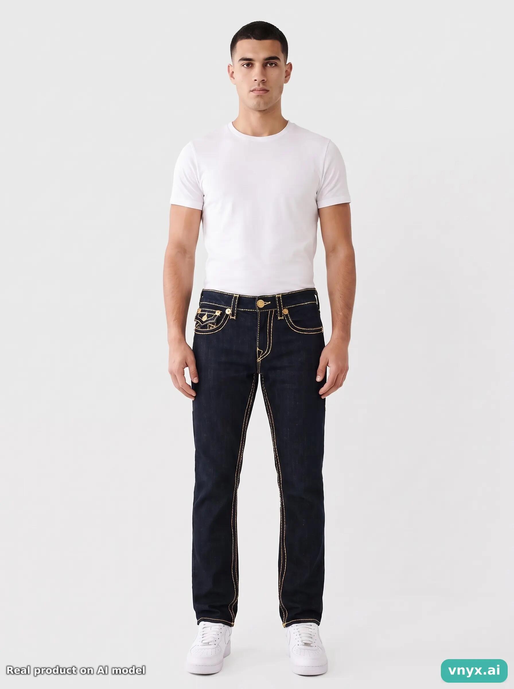 Second Life - Vintage True Religion Black Jeans Men 26 30 6/6