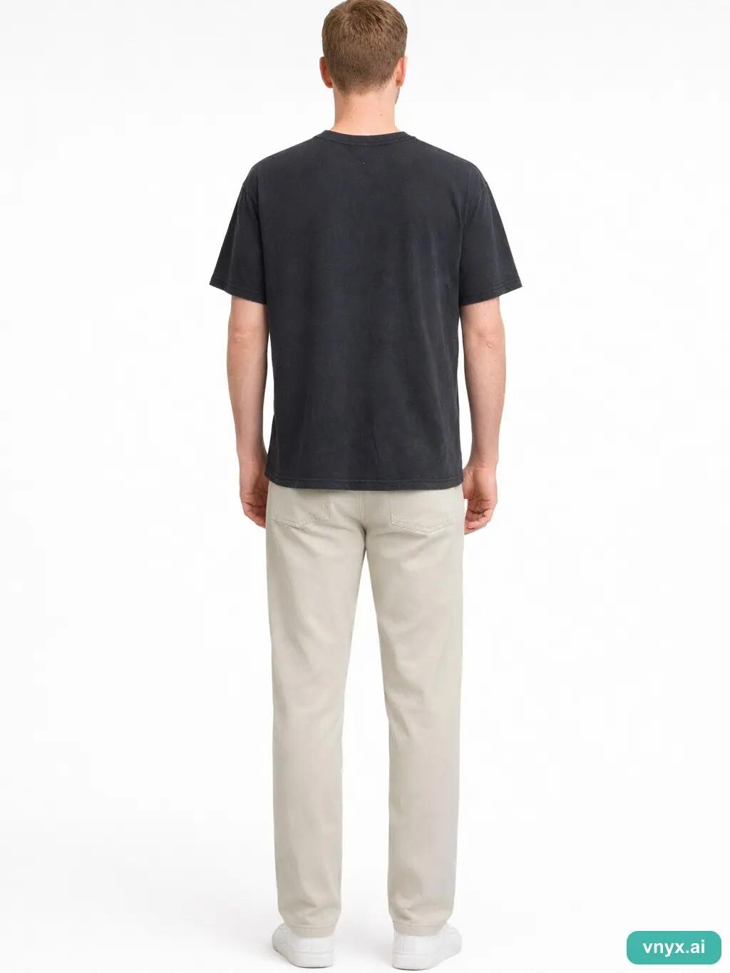 Second Life - Vintage Fruit of the Loom Classic Black T-Shirt Men L 4/6