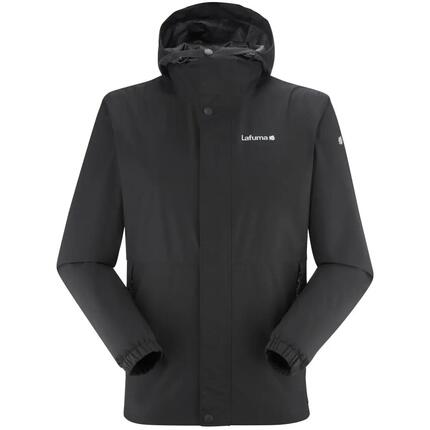 Herren - Wandern - Jacke - Kapuze, lange Ärmel - Access - schwarz