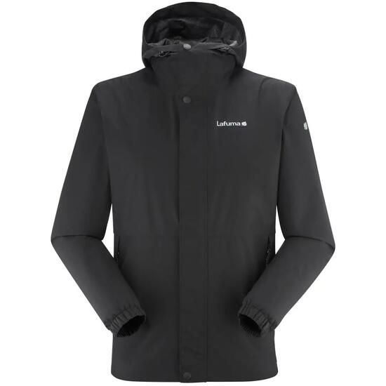 Herren - Wandern - Jacke - Kapuze, lange Ärmel - Access - schwarz