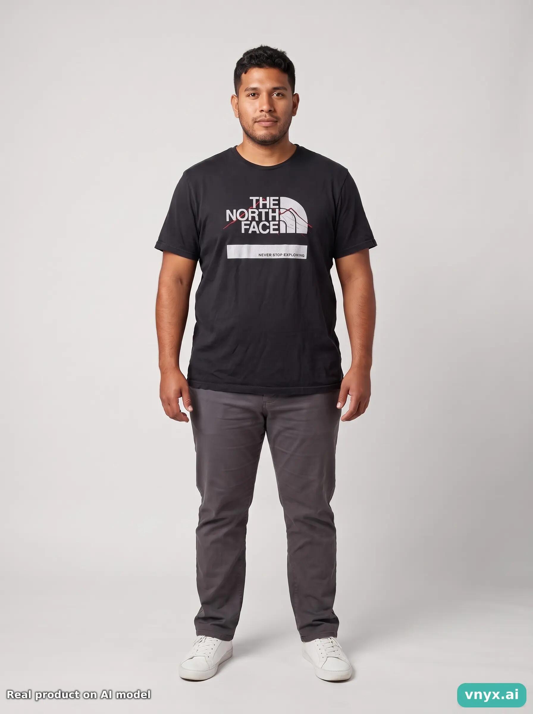 Second Life - Vintage The North Face Black T-Shirt Men L 6/6