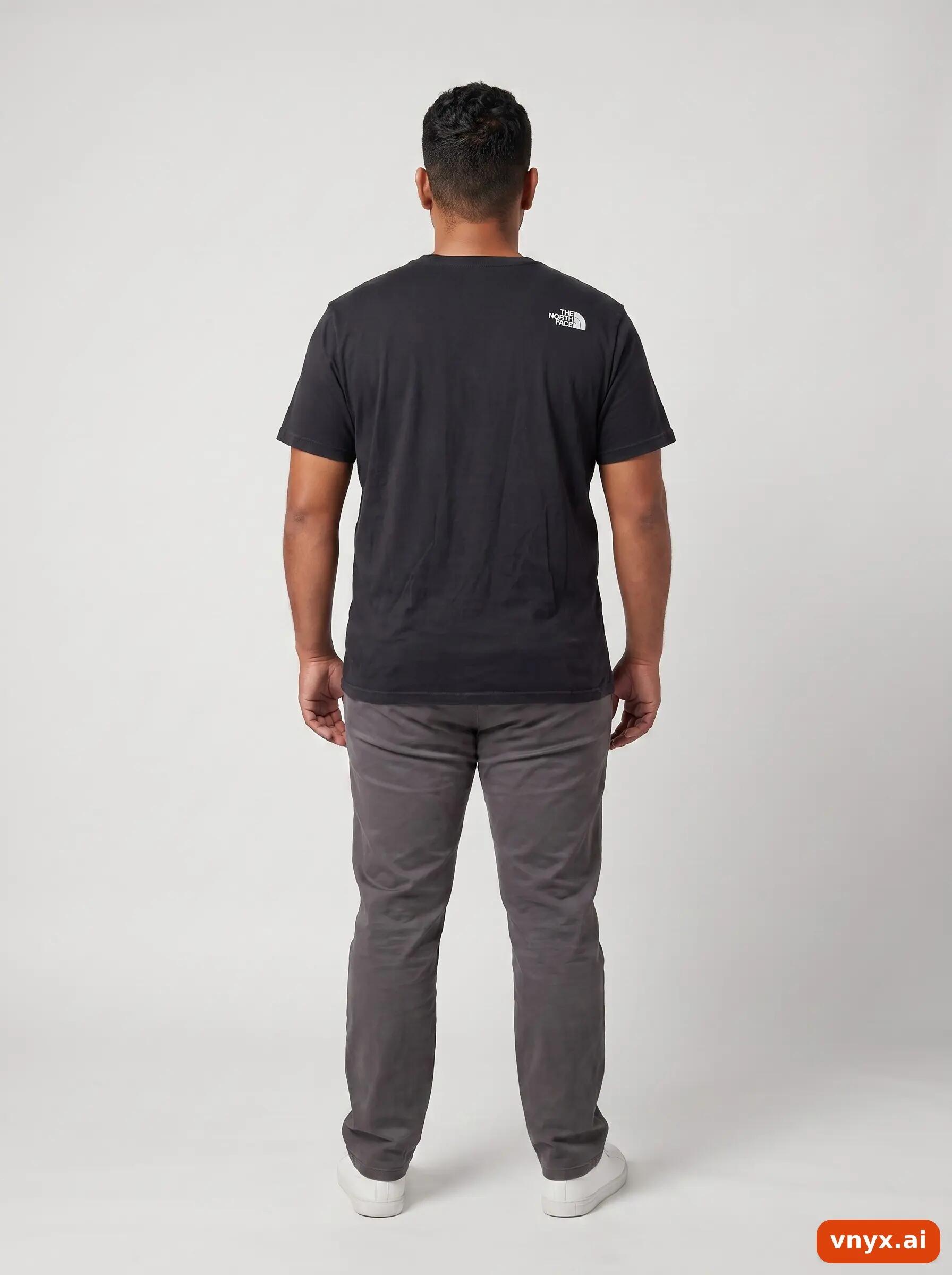 Second Life - Vintage The North Face Black T-Shirt Men L 4/6
