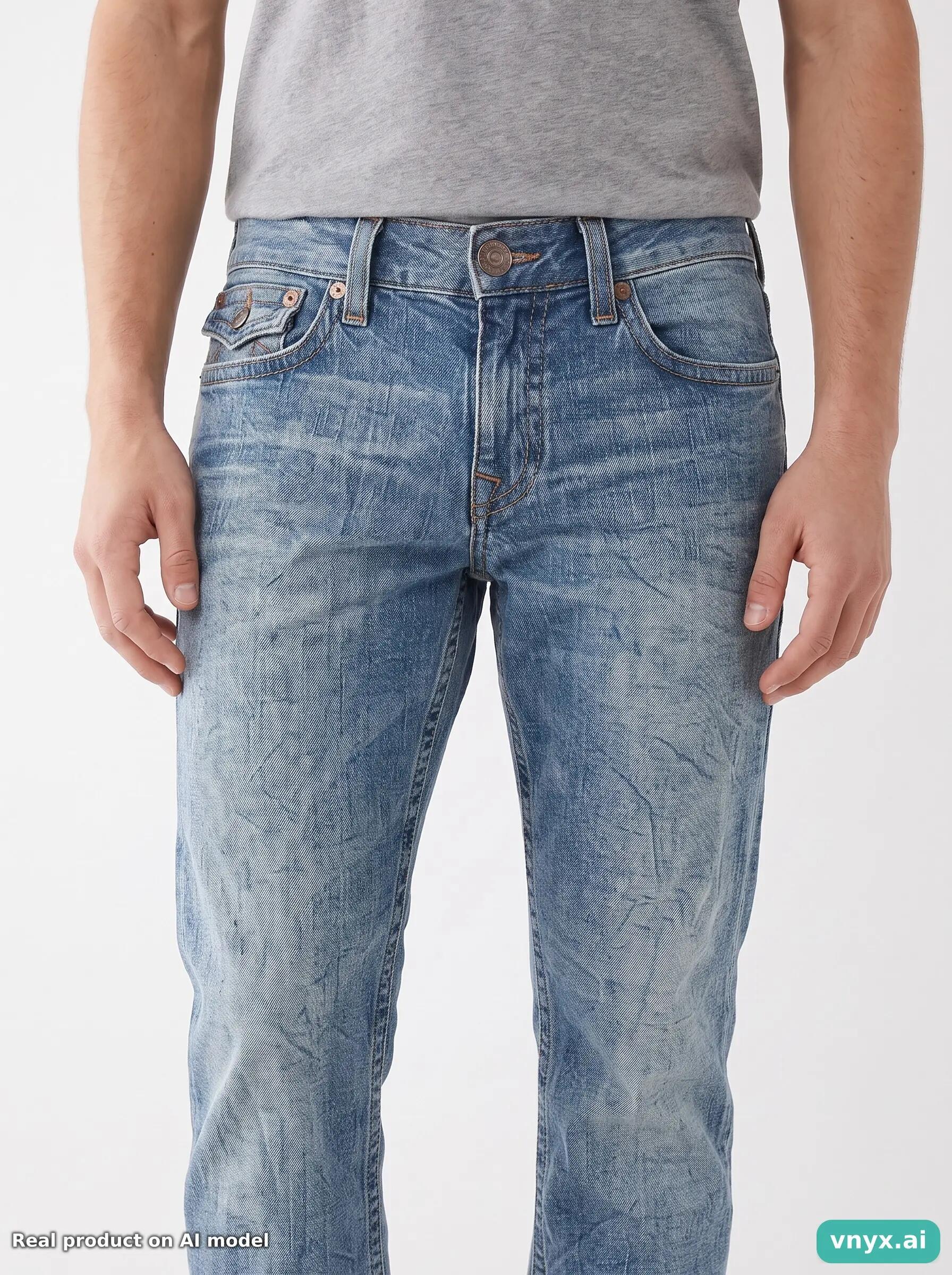 Second Life - Vintage True Religion Light-Blue Jeans Men 24 5/6