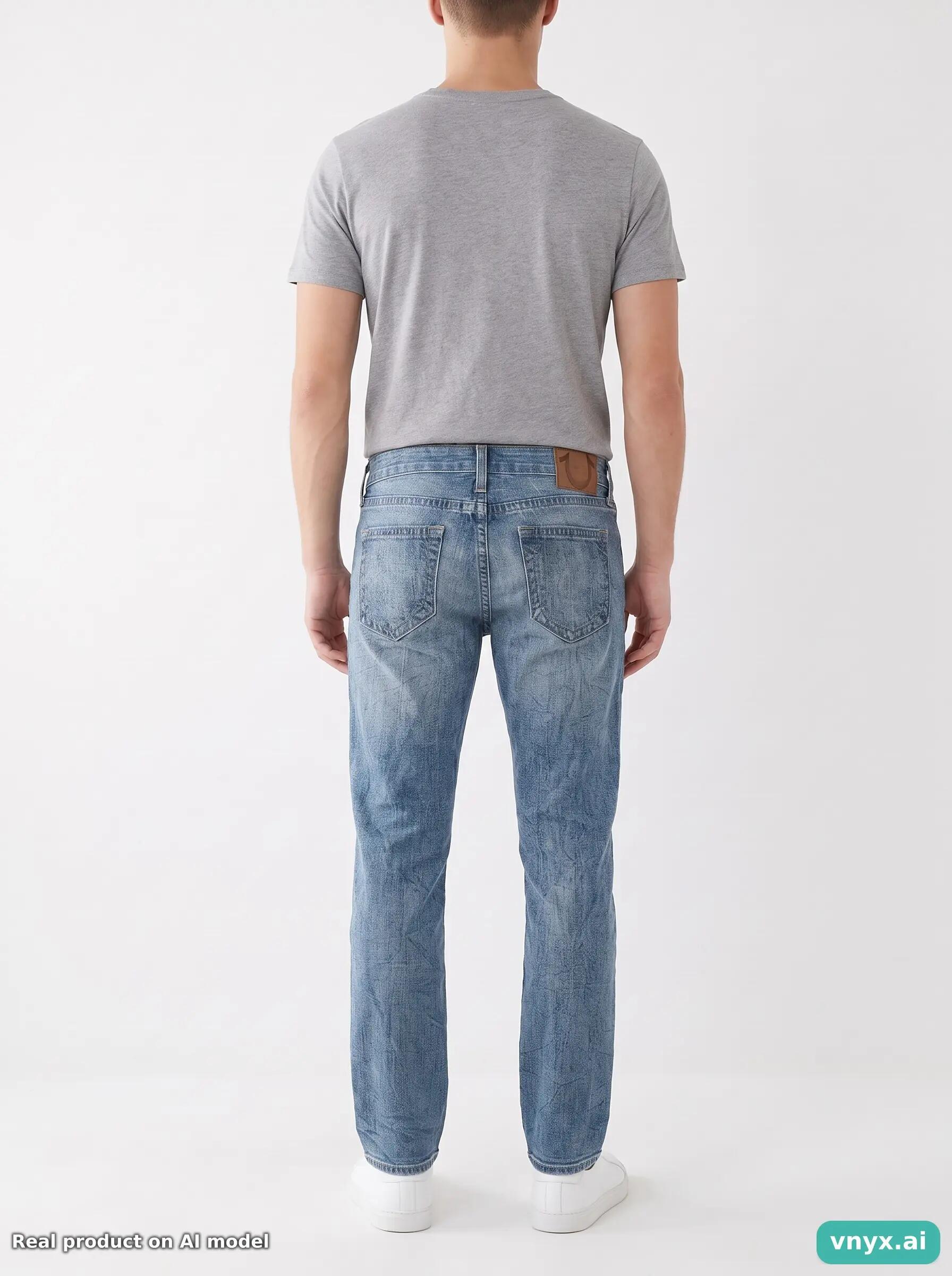 Second Life - Vintage True Religion Light-Blue Jeans Men 24 4/6