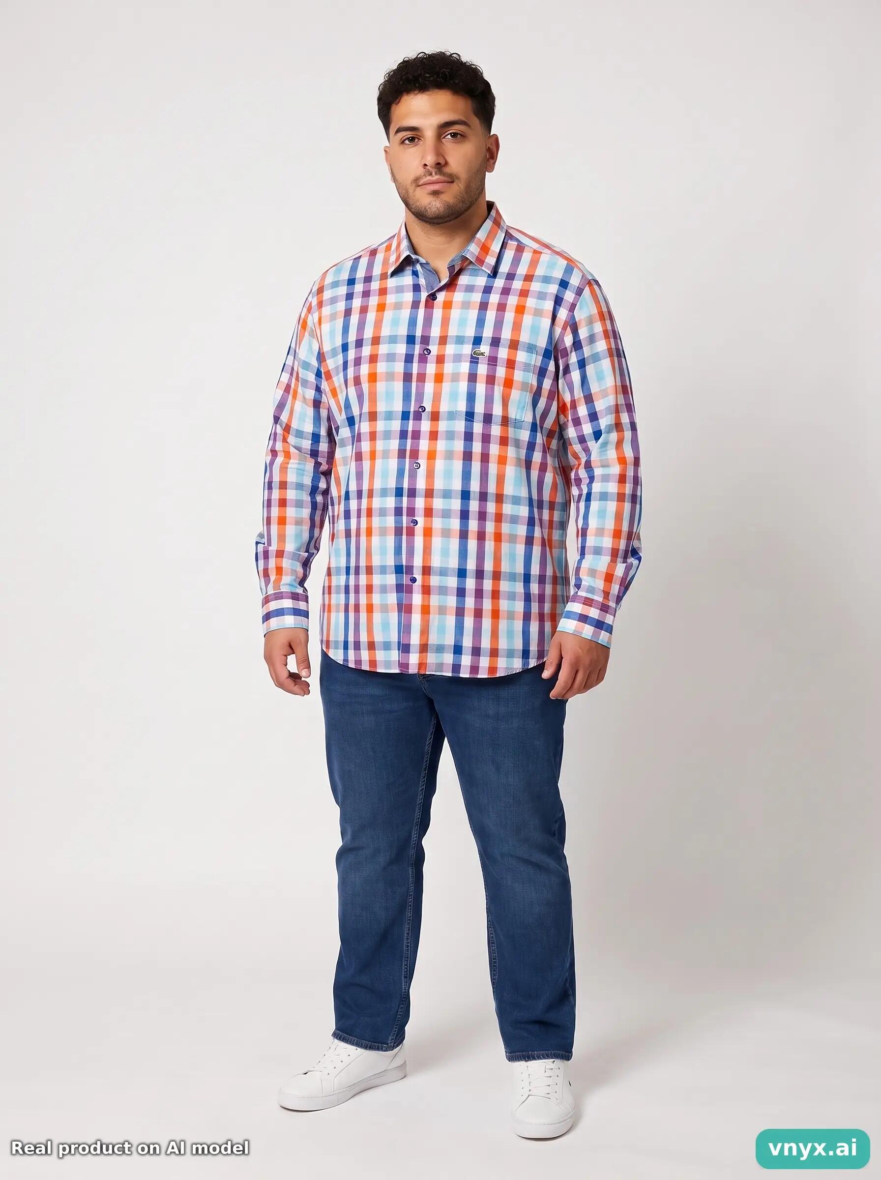 Second Life - Vintage Lacoste Orange Casual Shirt Men XXL 5/6