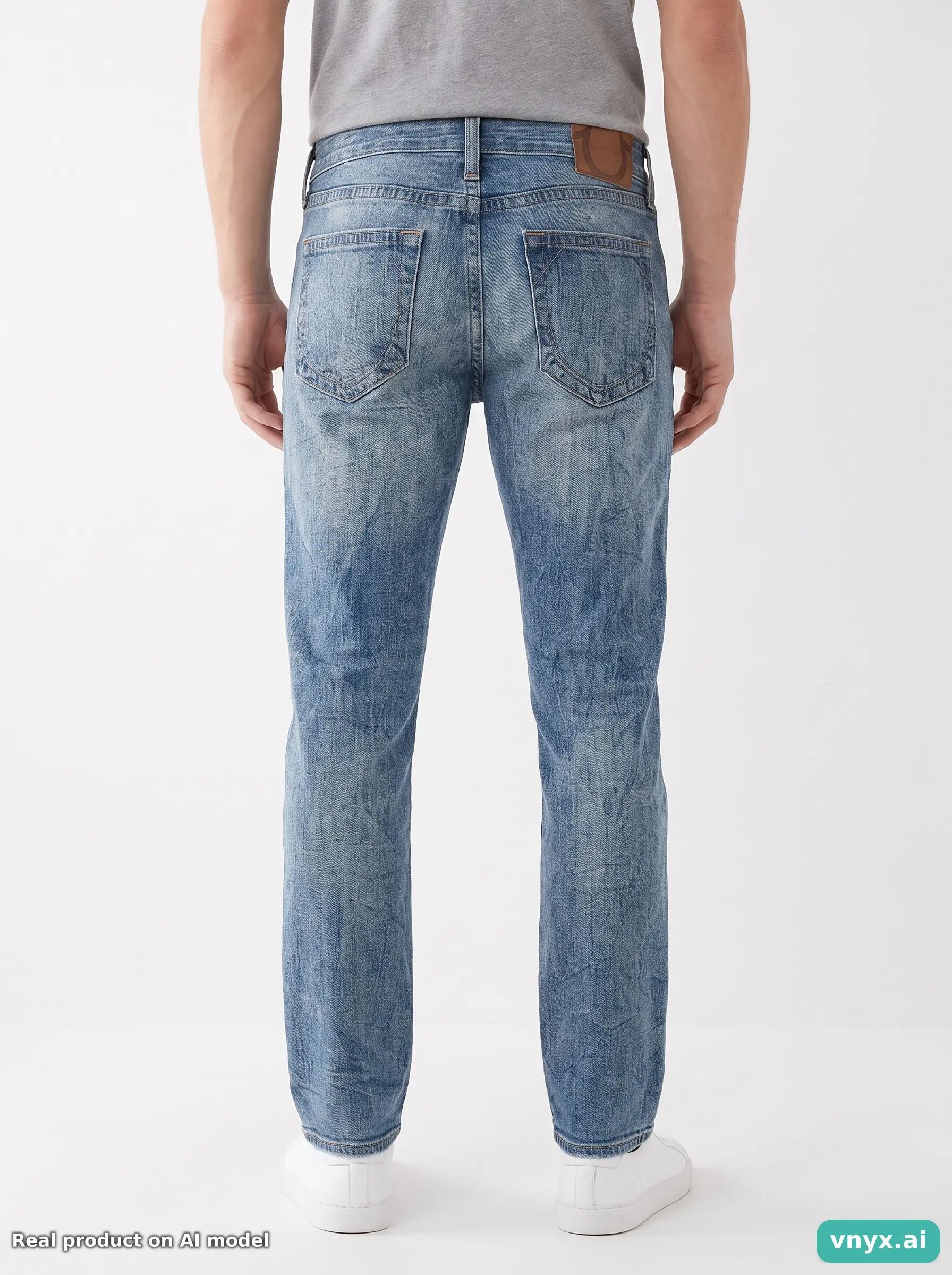 Second Life - Vintage True Religion Light-Blue Jeans Men 24 2/6