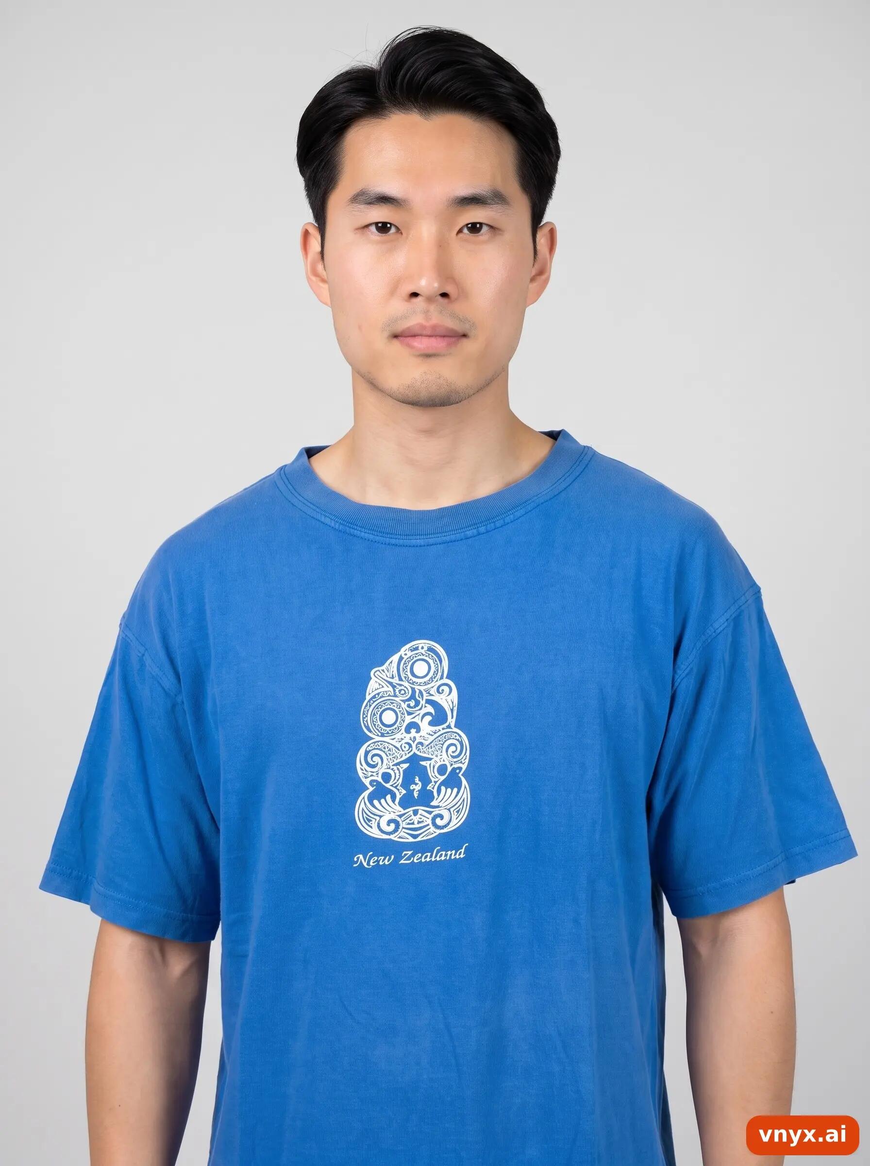 Second Life - Vintage CHAMPIONS Blue T-Shirt Men M 5/6