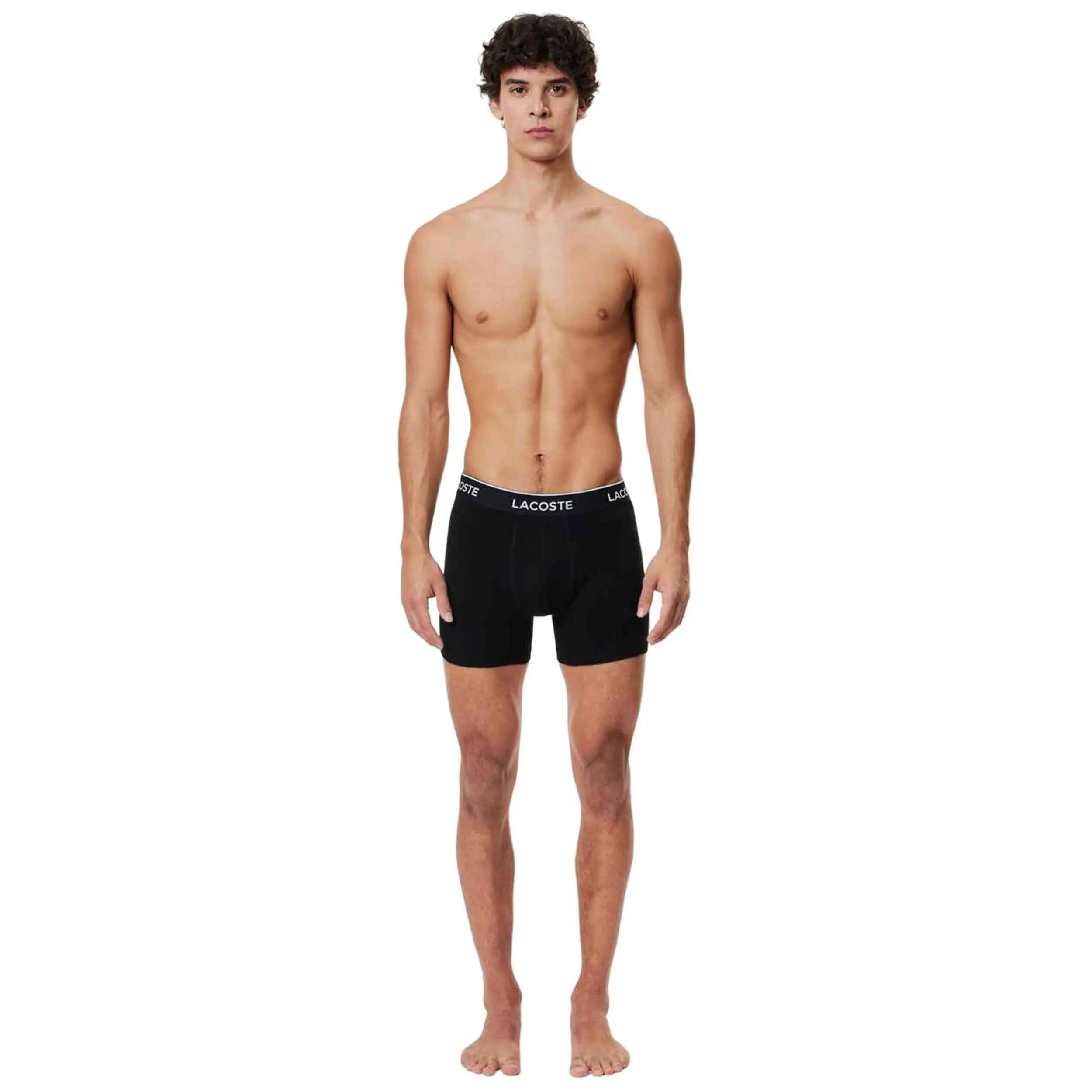 Confezione di boxer Lacoste modello 6H1290-031 per uomini 3/5