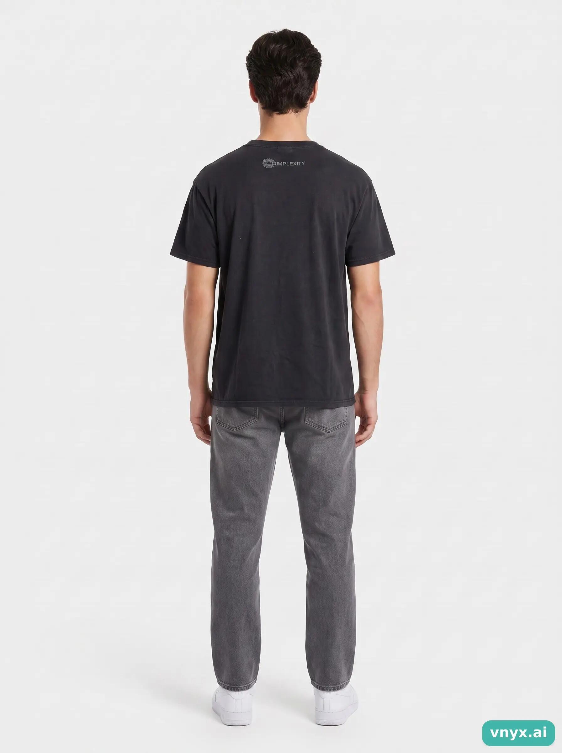 Second Life - Vintage Gildan Classic Black T-Shirt Men L 4/6