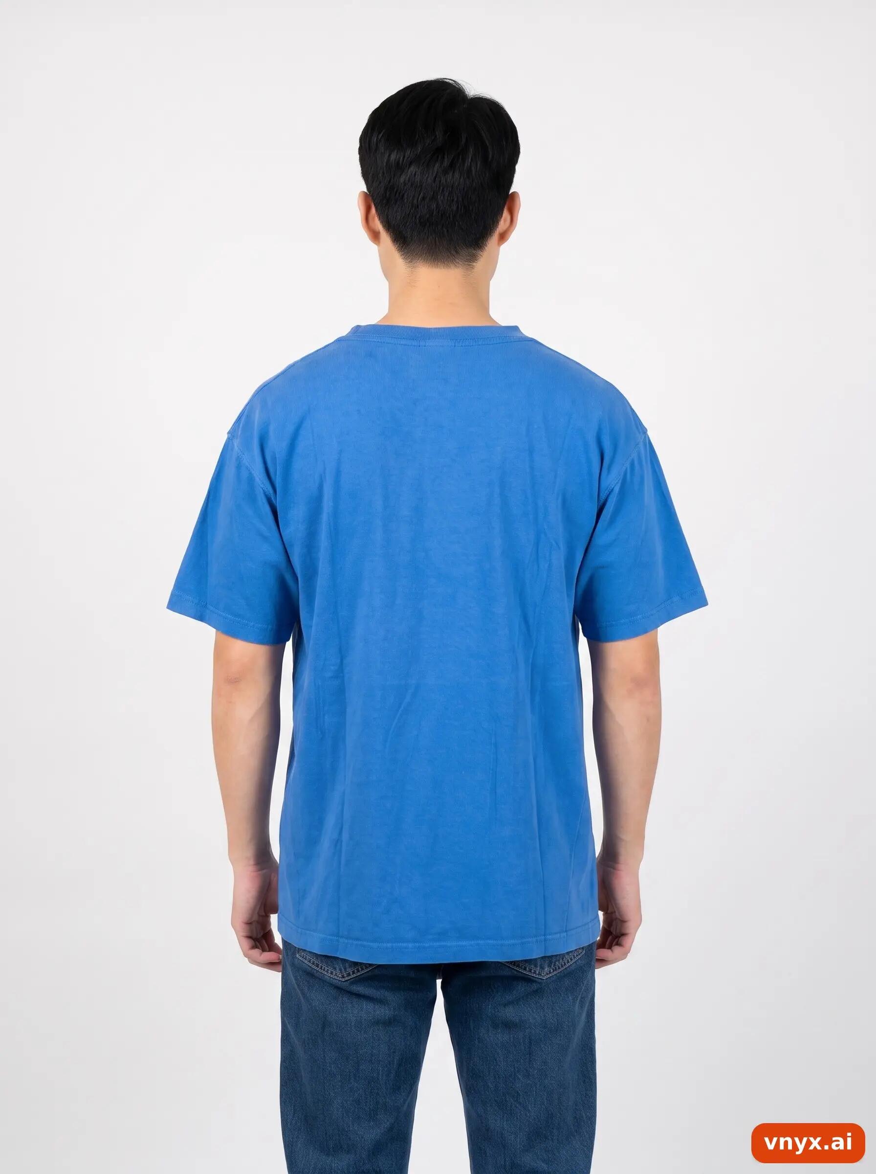 Second Life - Vintage CHAMPIONS Blue T-Shirt Men M 2/6