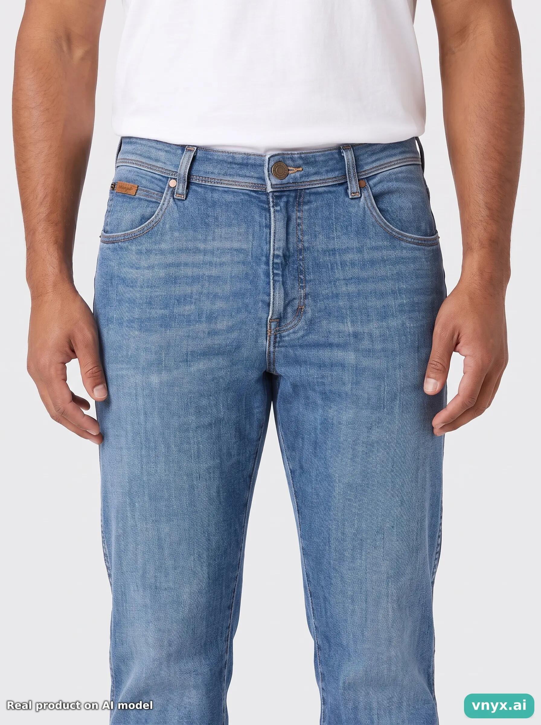 Second Life - Vintage Wrangler Blue Jeans Men W33 /L22 6/6