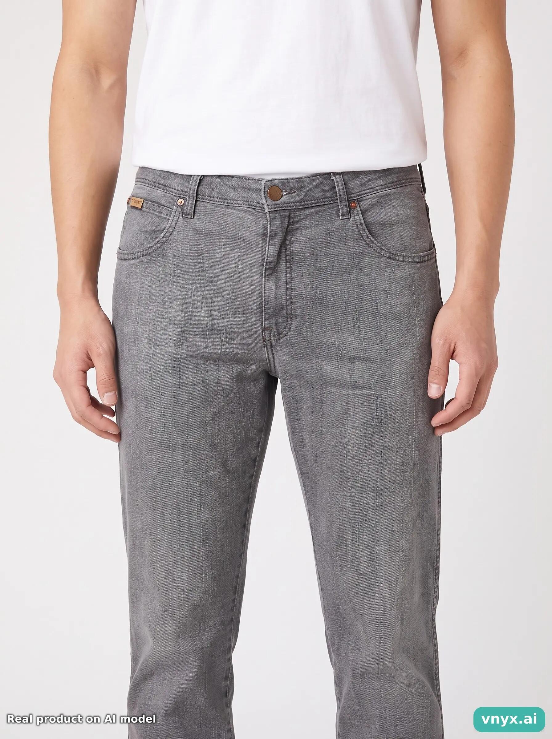 Second Life - Vintage Wrangler Grey Jeans Men W36 L32 5/6