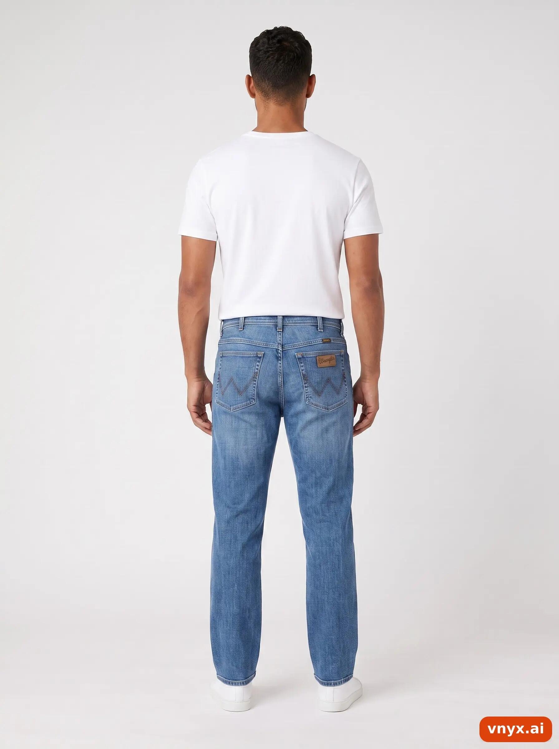 Second Life - Vintage Wrangler Blue Jeans Men W33 /L22 4/6