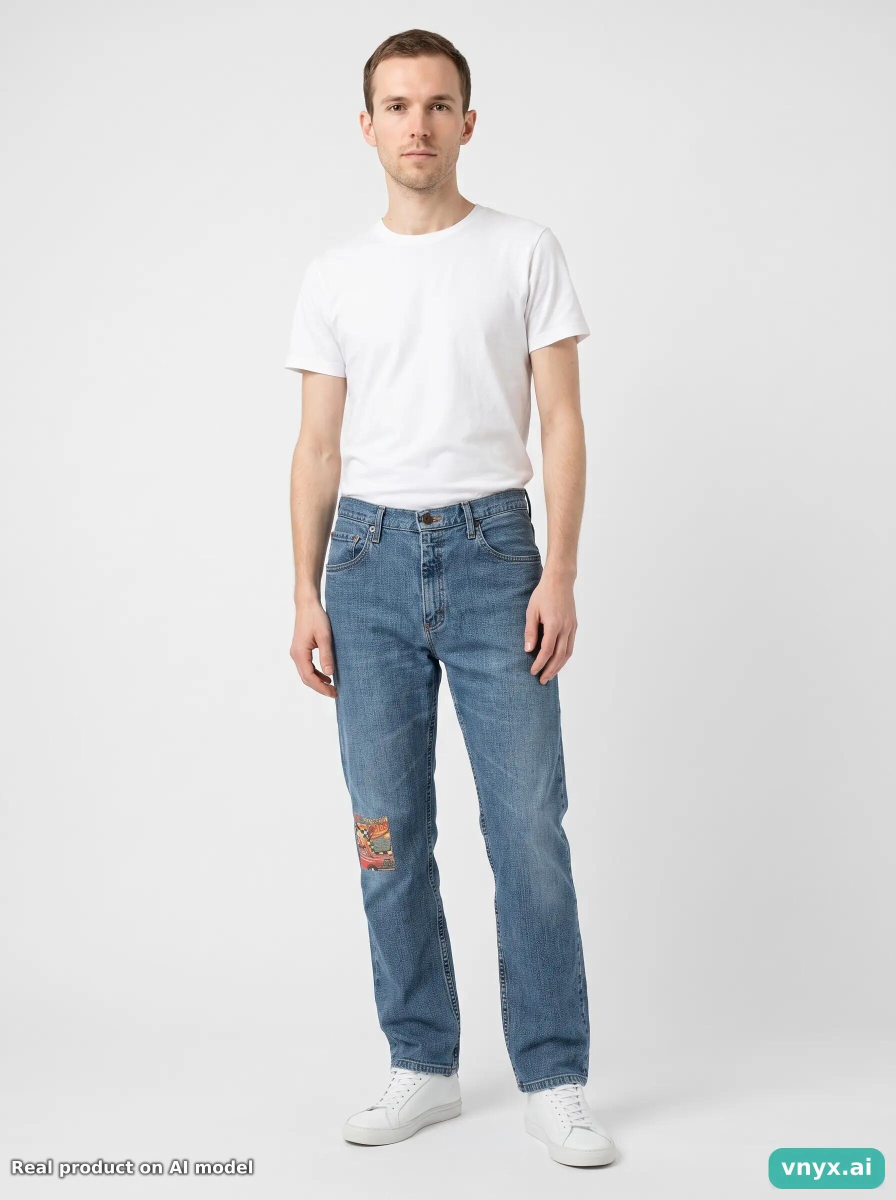 Second Life - Vintage Wrangler Blue Jeans Men 34 30 6/6