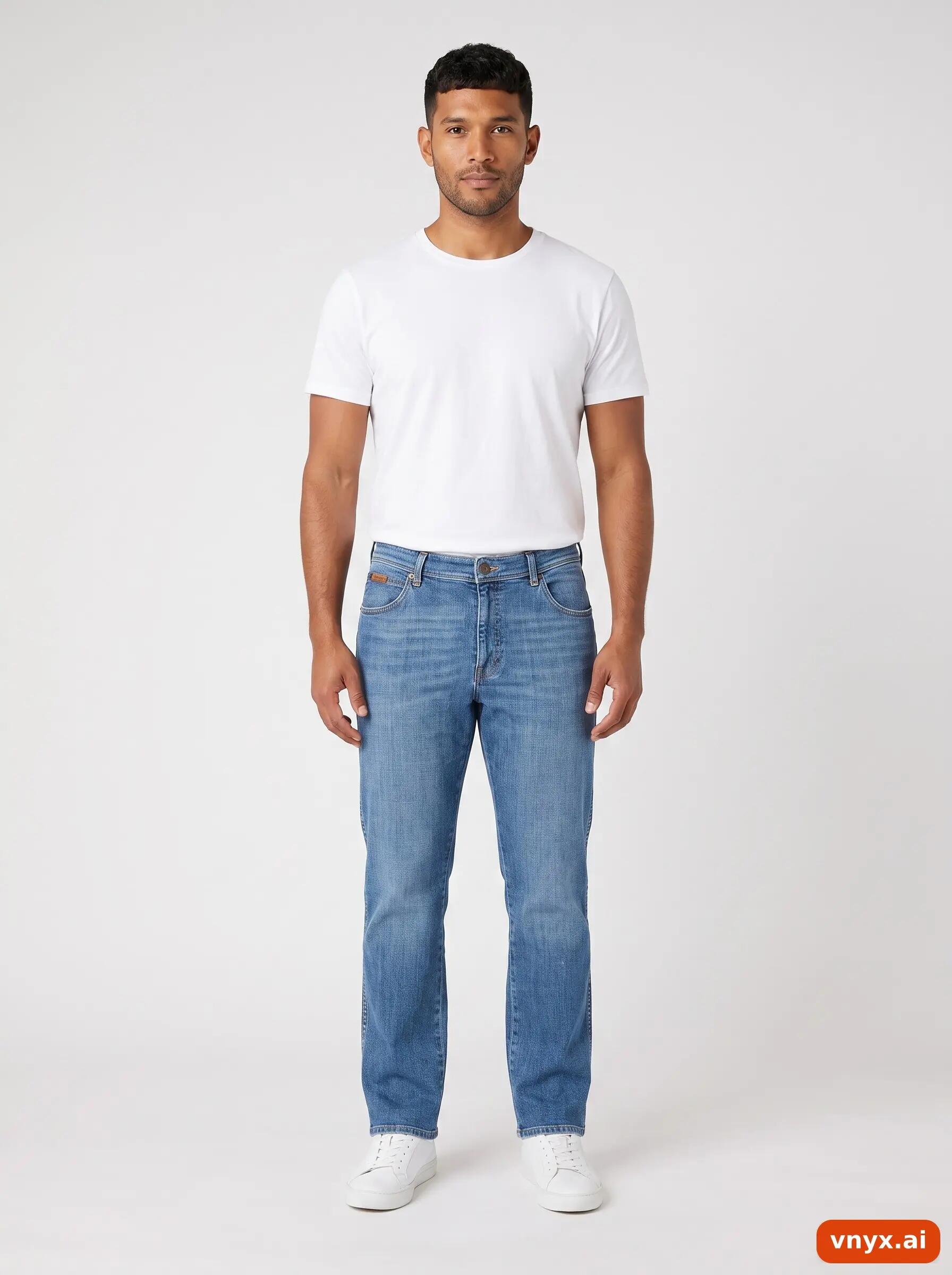 Second Life - Vintage Wrangler Blue Jeans Men W33 /L22 3/6