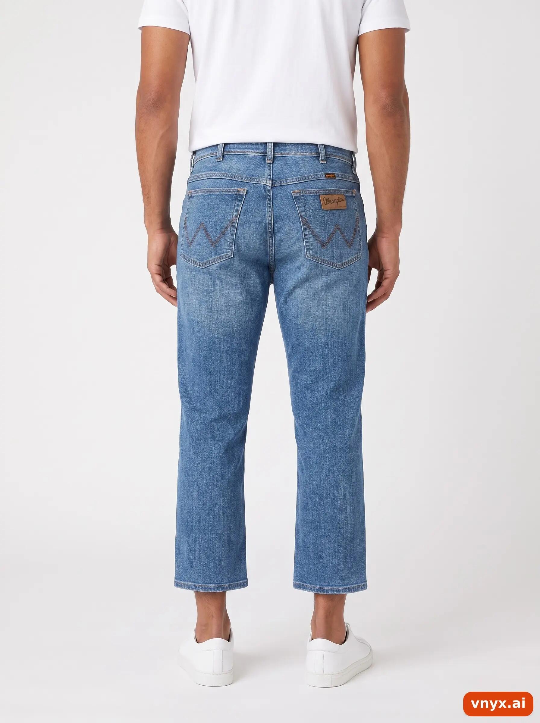 Second Life - Vintage Wrangler Blue Jeans Men W33 /L22 2/6