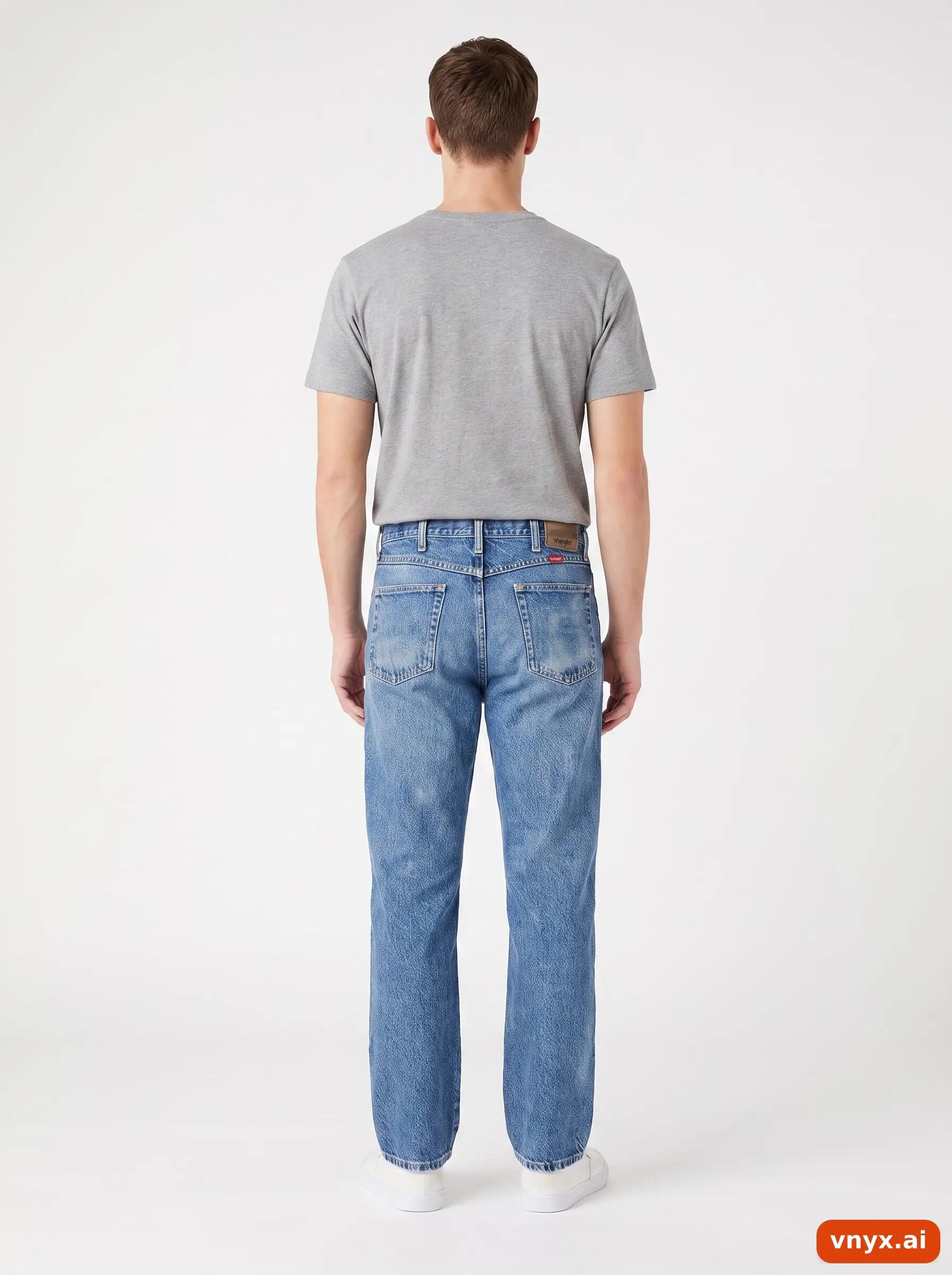Second Life - Vintage Wrangler Blue Jeans Men W36 L30 4/6