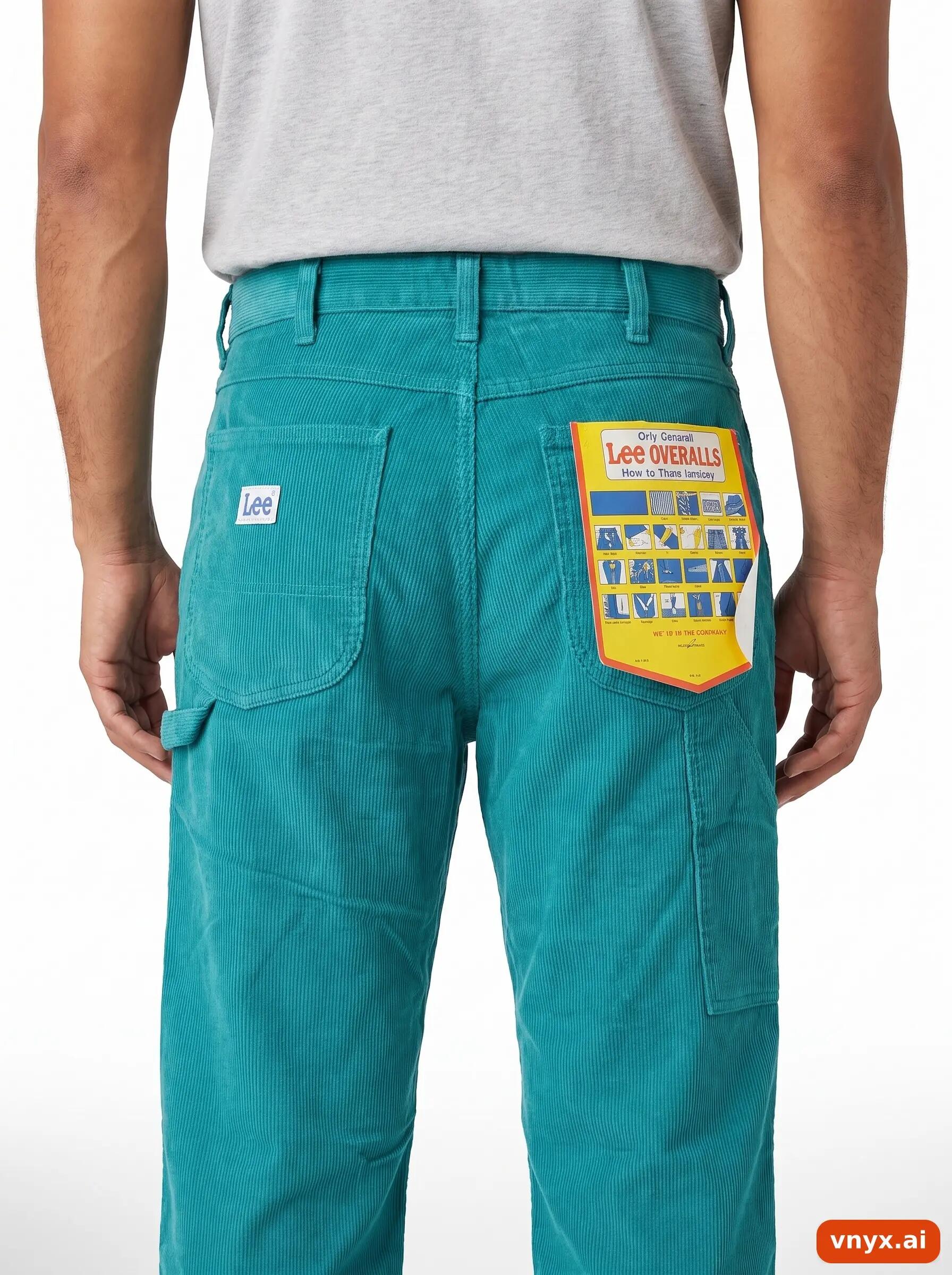 Second Life - Vintage Lee Teal Trousers Men W28 L34 5/6