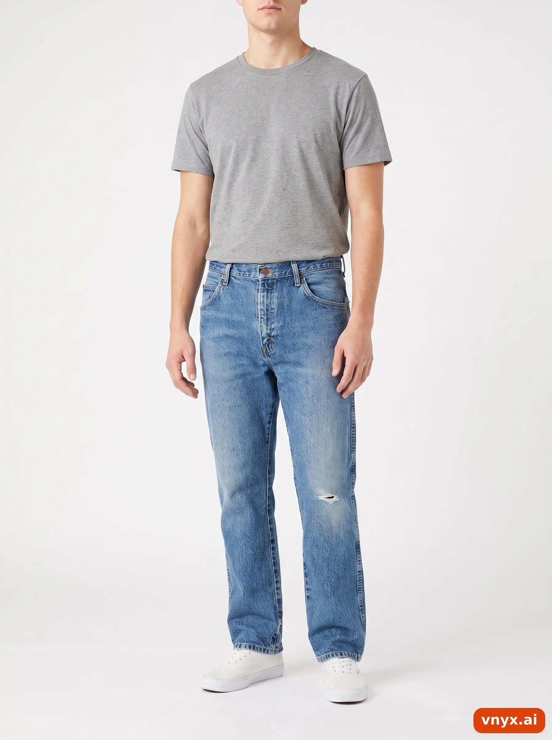 Second Life - Vintage Wrangler Blue Jeans Men W36 L30 3/6